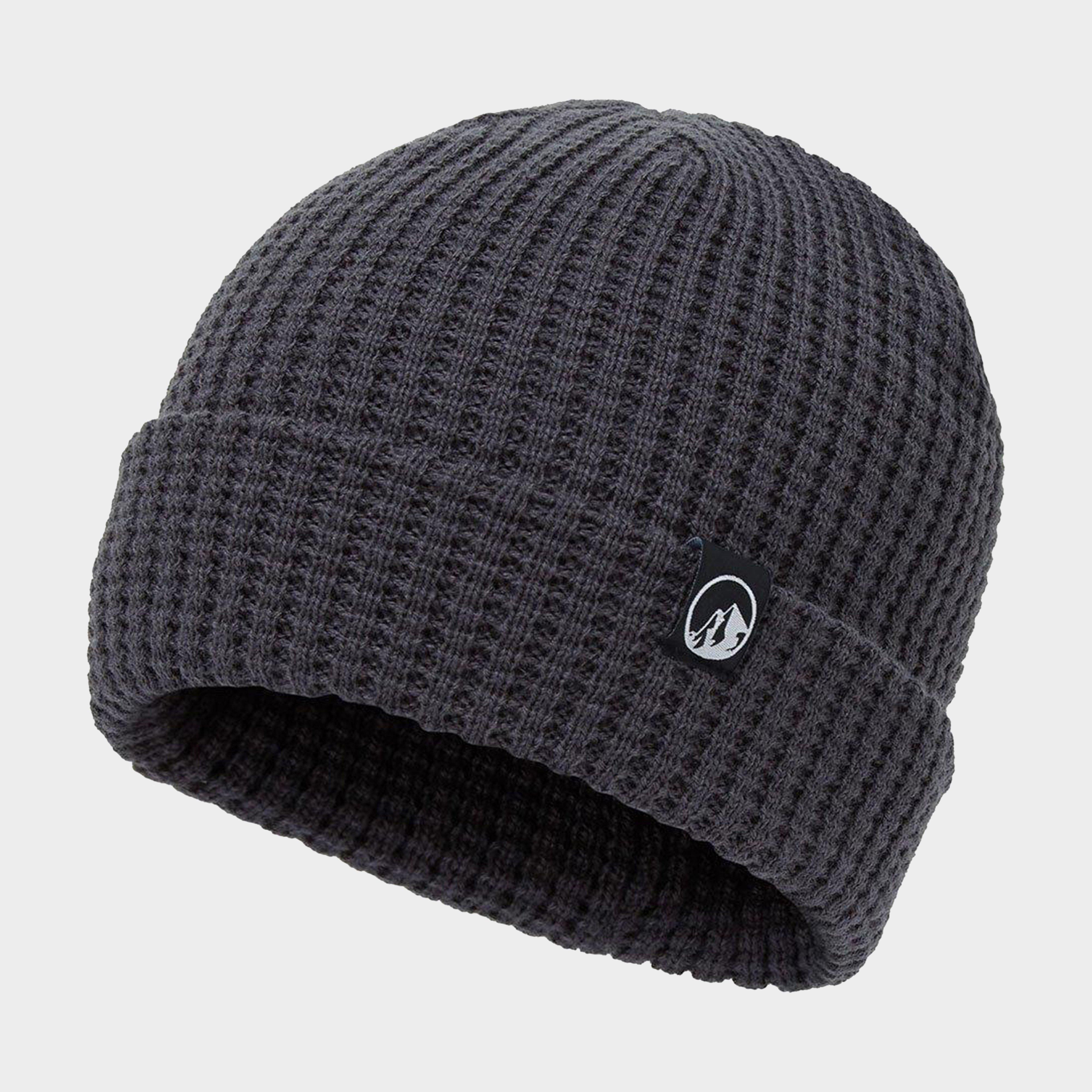 North Ridge Crosshatch Beanie - Black, Black