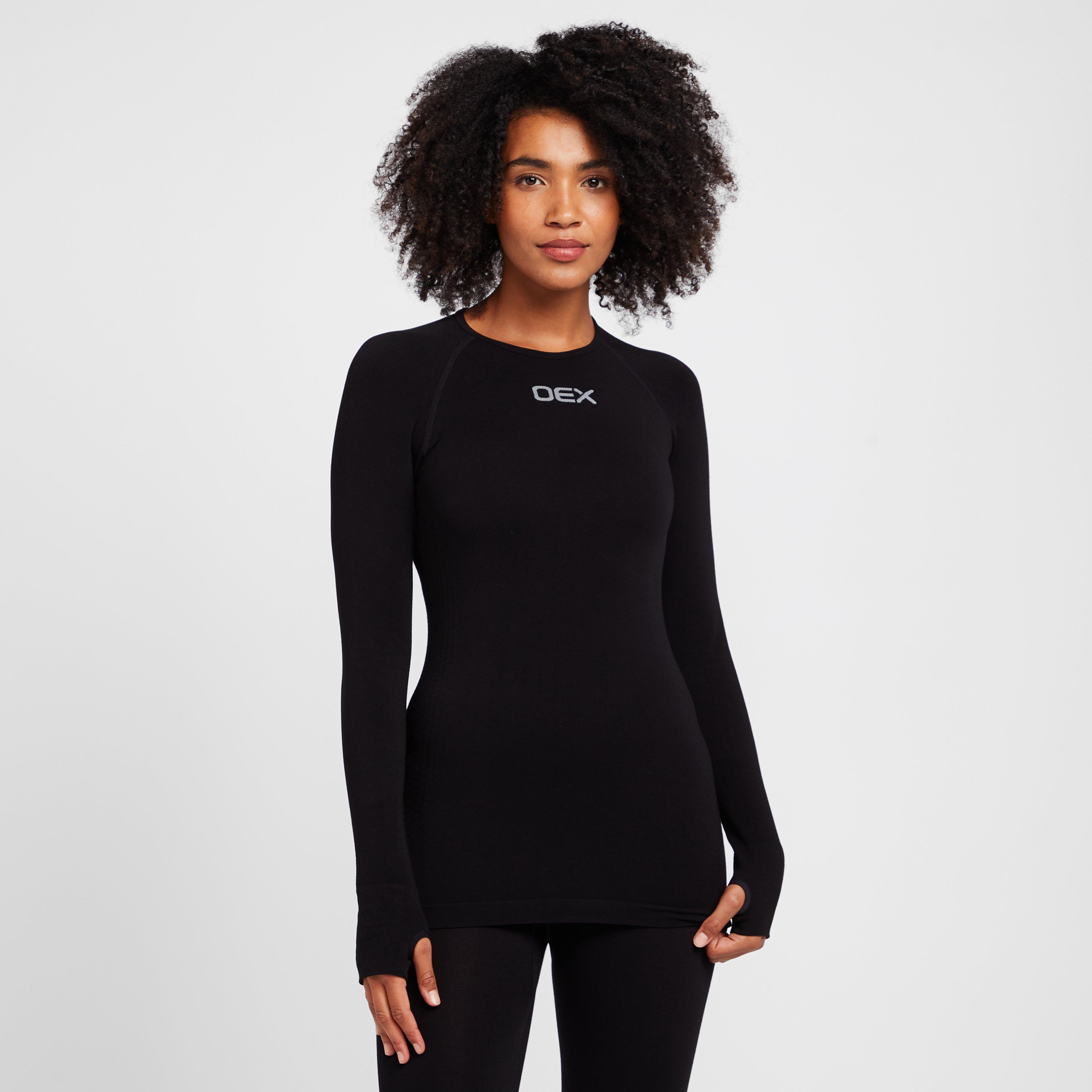 Women's Barneo Base Long Sleeve Top - Black, Black