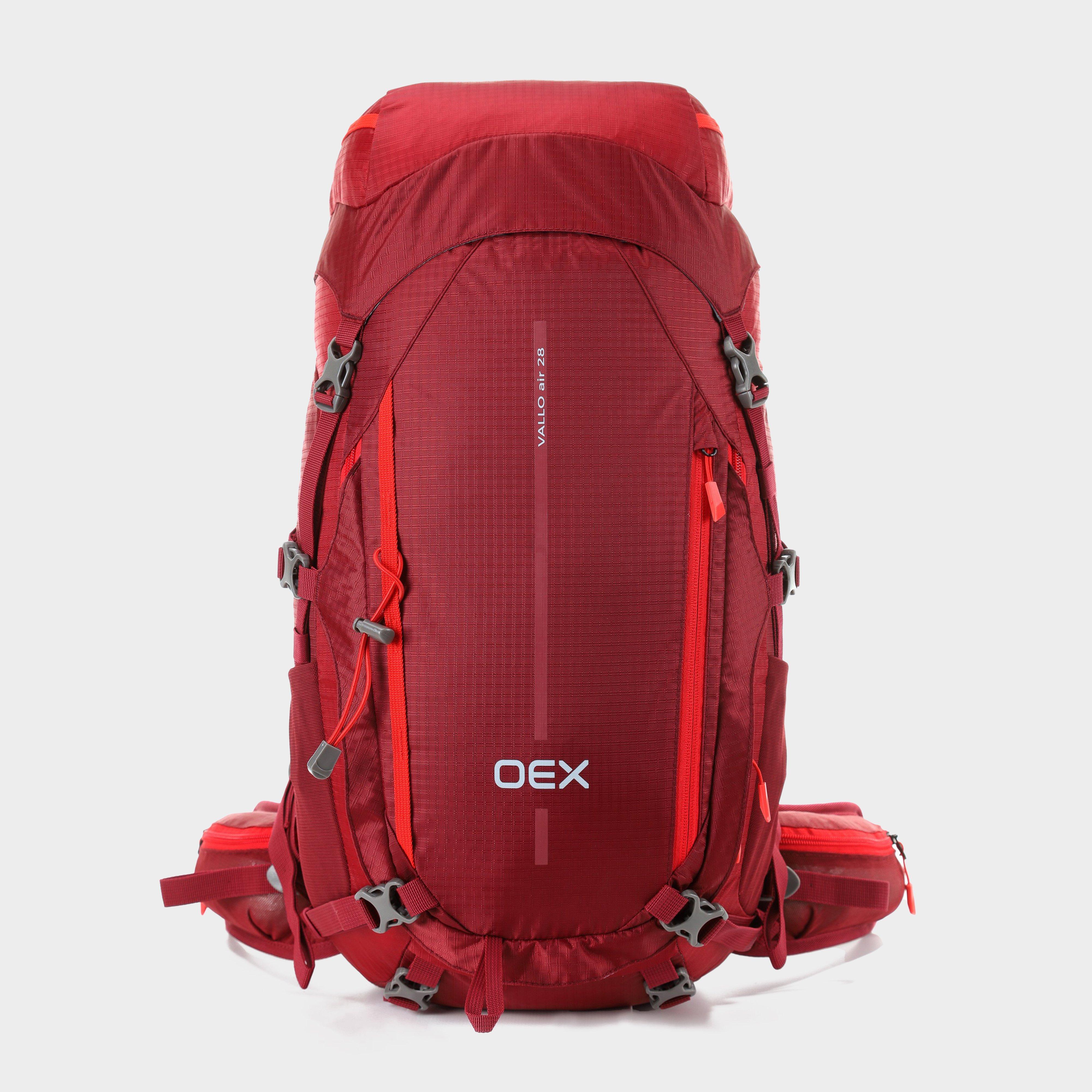 Oex Vallo Air 28 Rucksack - Red, RED
