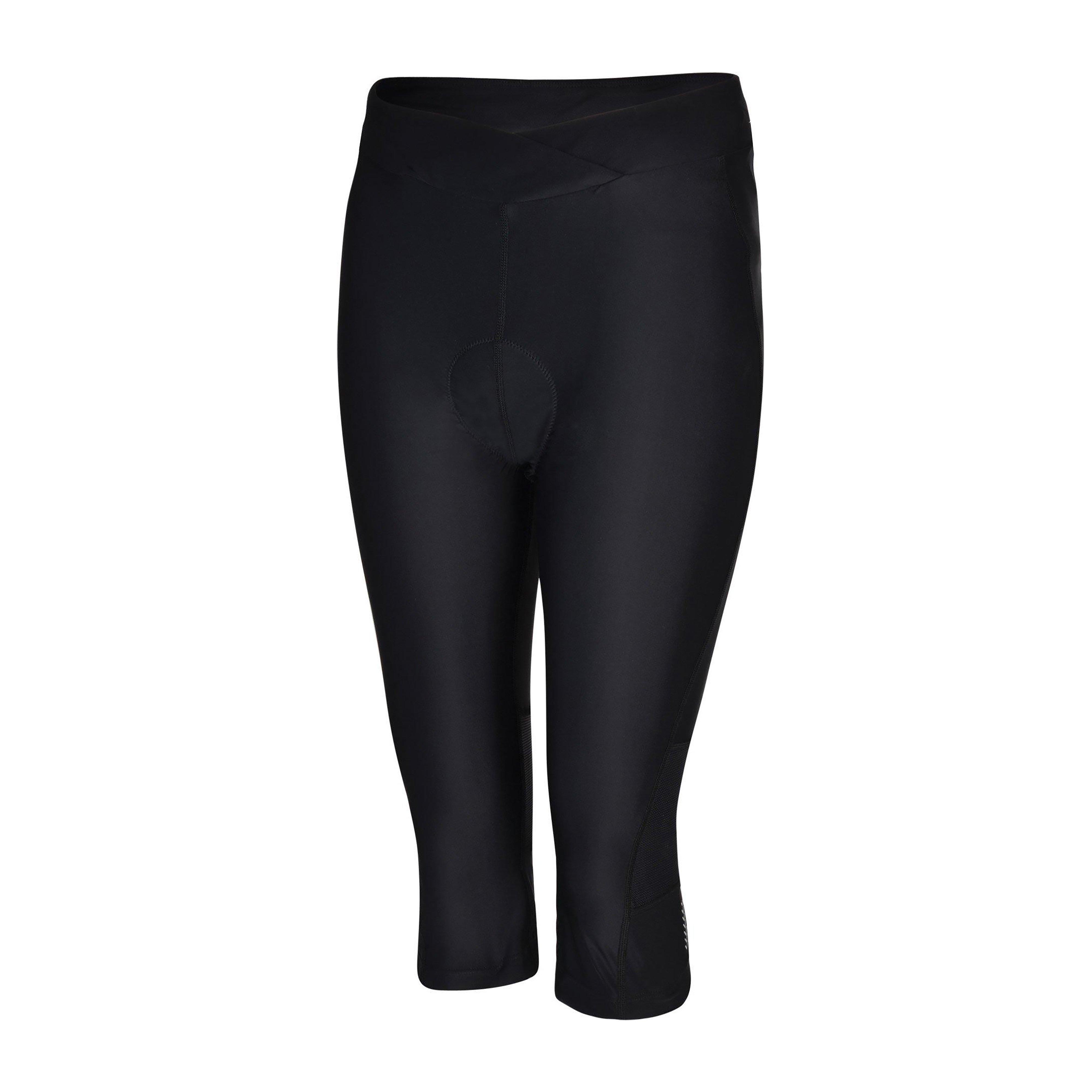 Dare 2B Women's Worldly Gel Cycle Capri - Black, Black