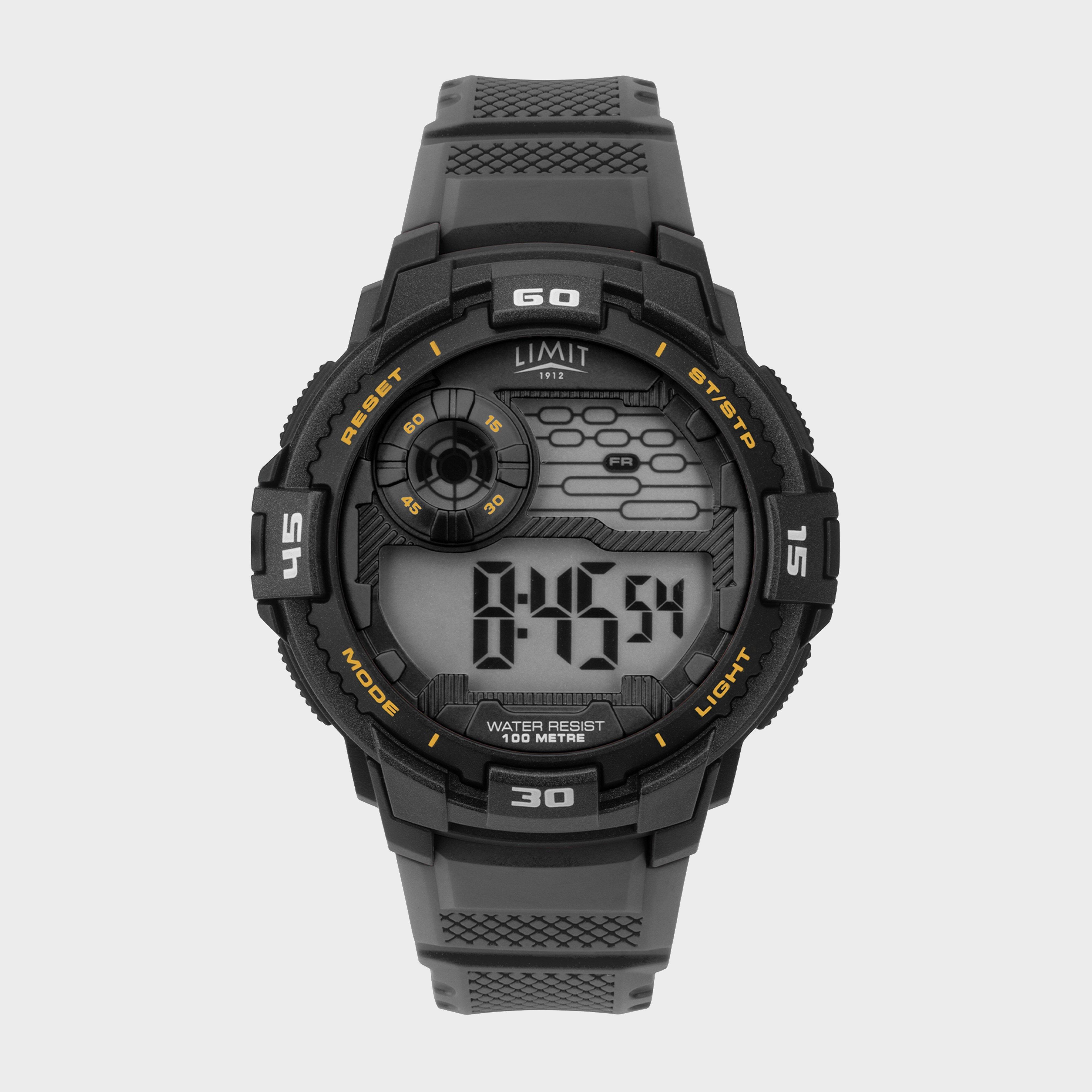 Limit Men's Active Digital Watch - Black, black