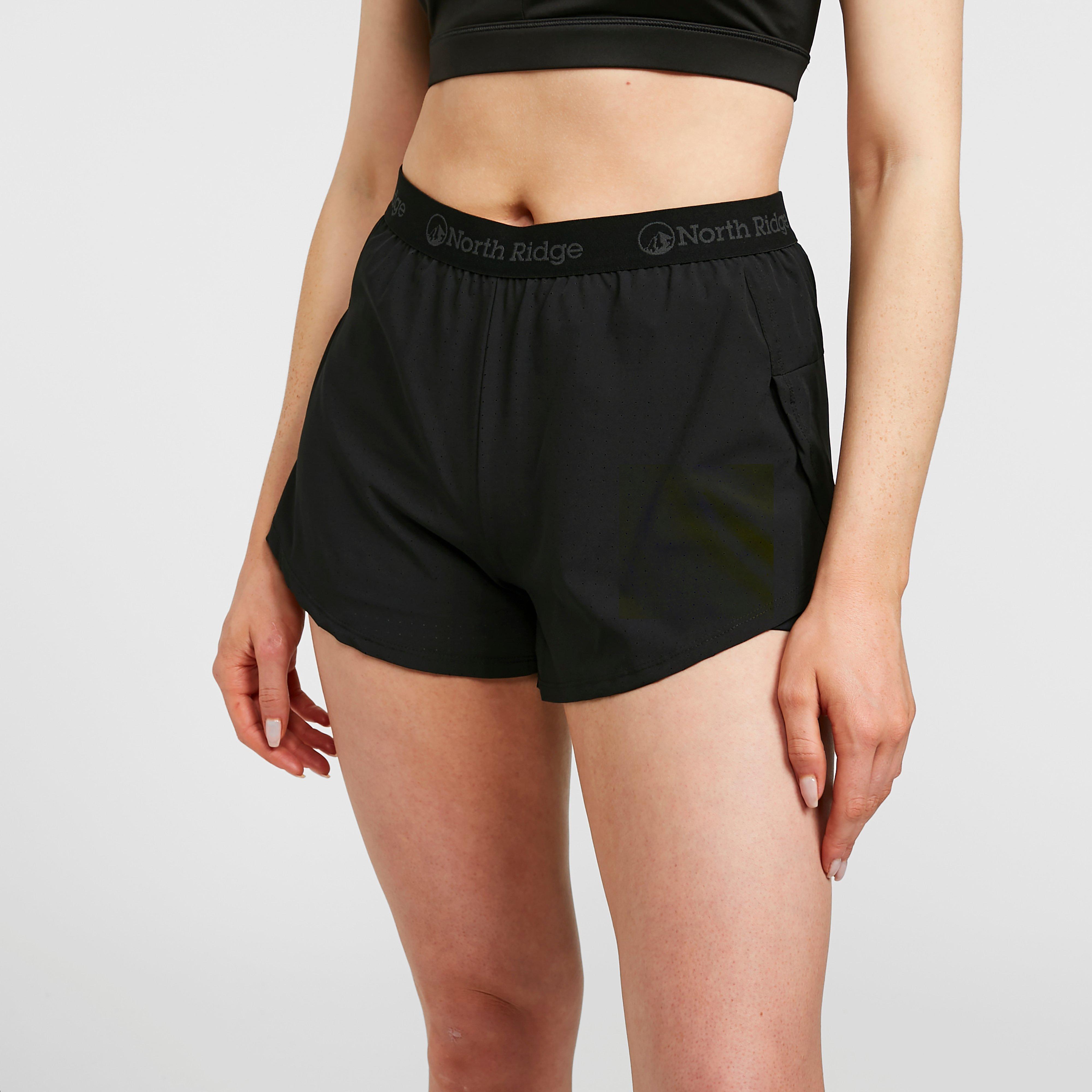 North Ridge Women's Charge 2 Layer 5" Shorts - Black, Black