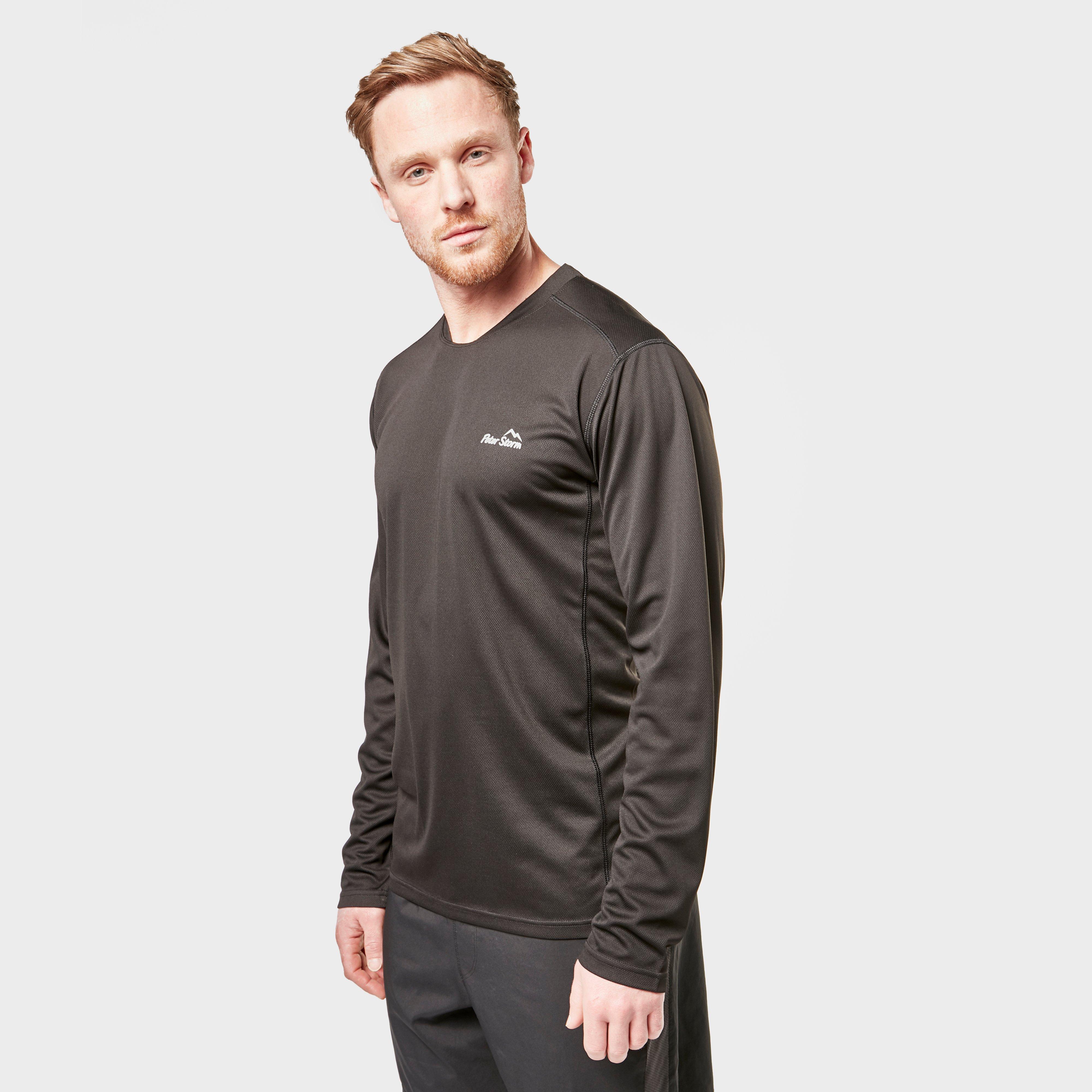 Men's Balance Long Sleeve T-Shirt - Black, Black