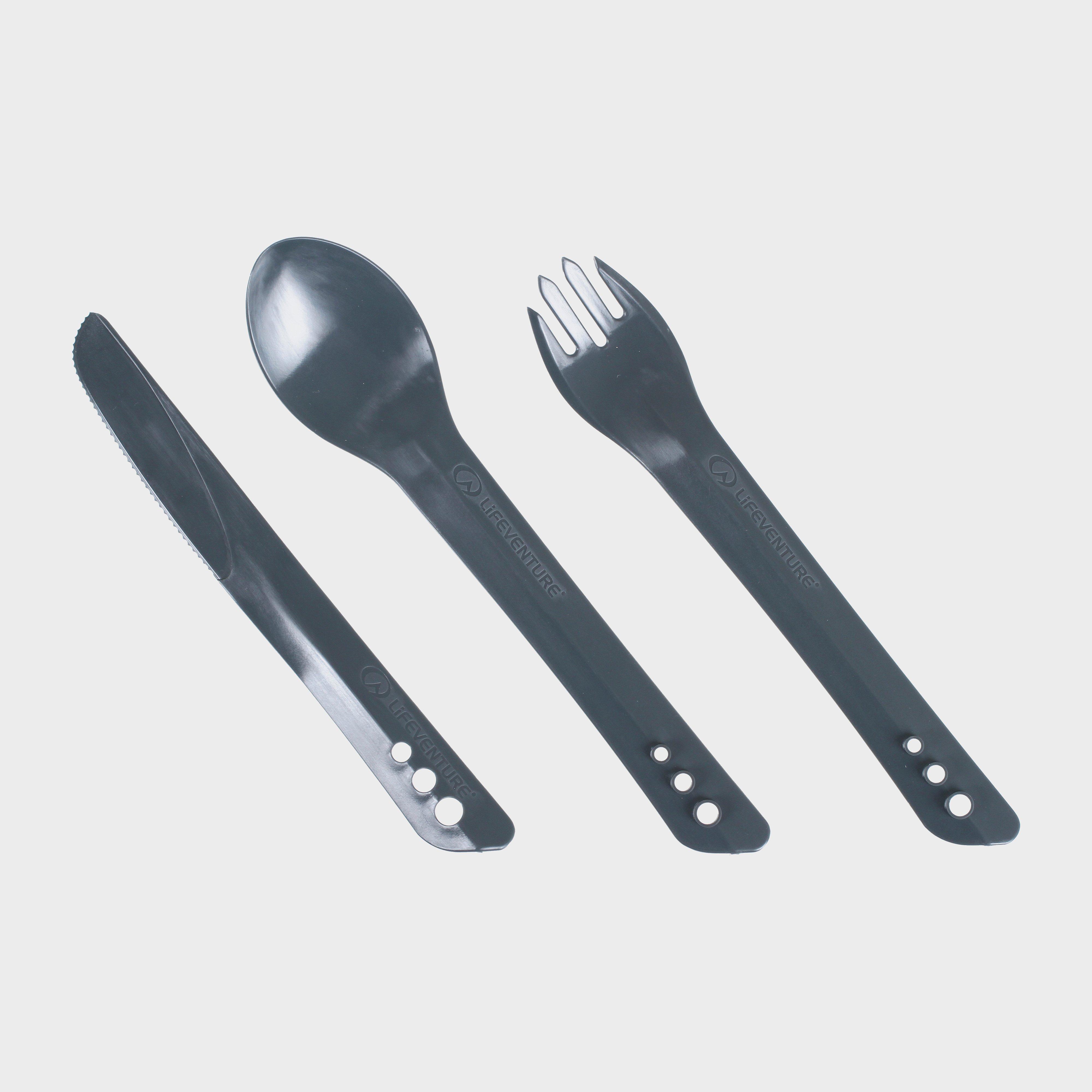 Click to view product details and reviews for Ellipse Camping Cutlery Set Grey.
