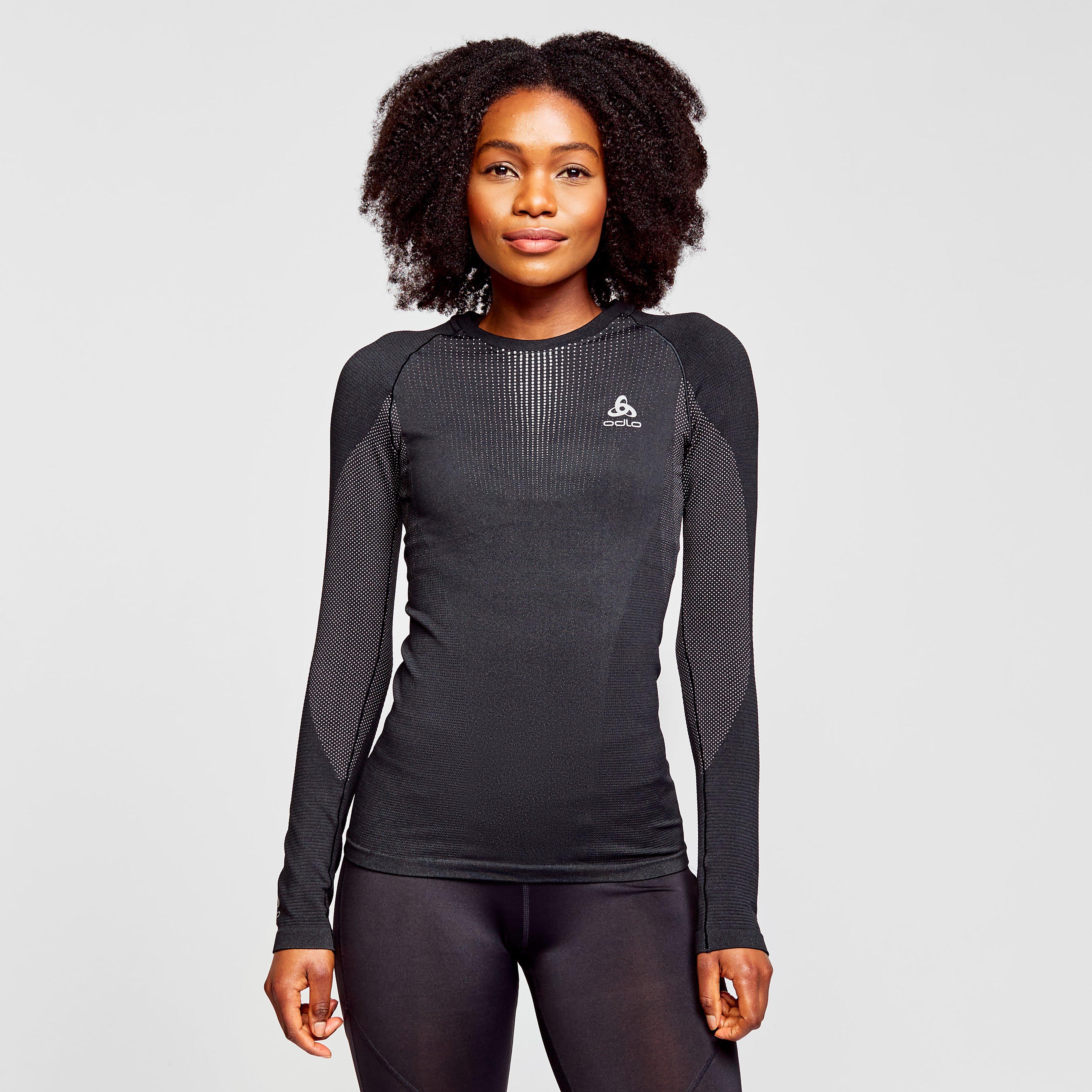 Women's Performance Warm Long Sleeve Base Layer Top, Black