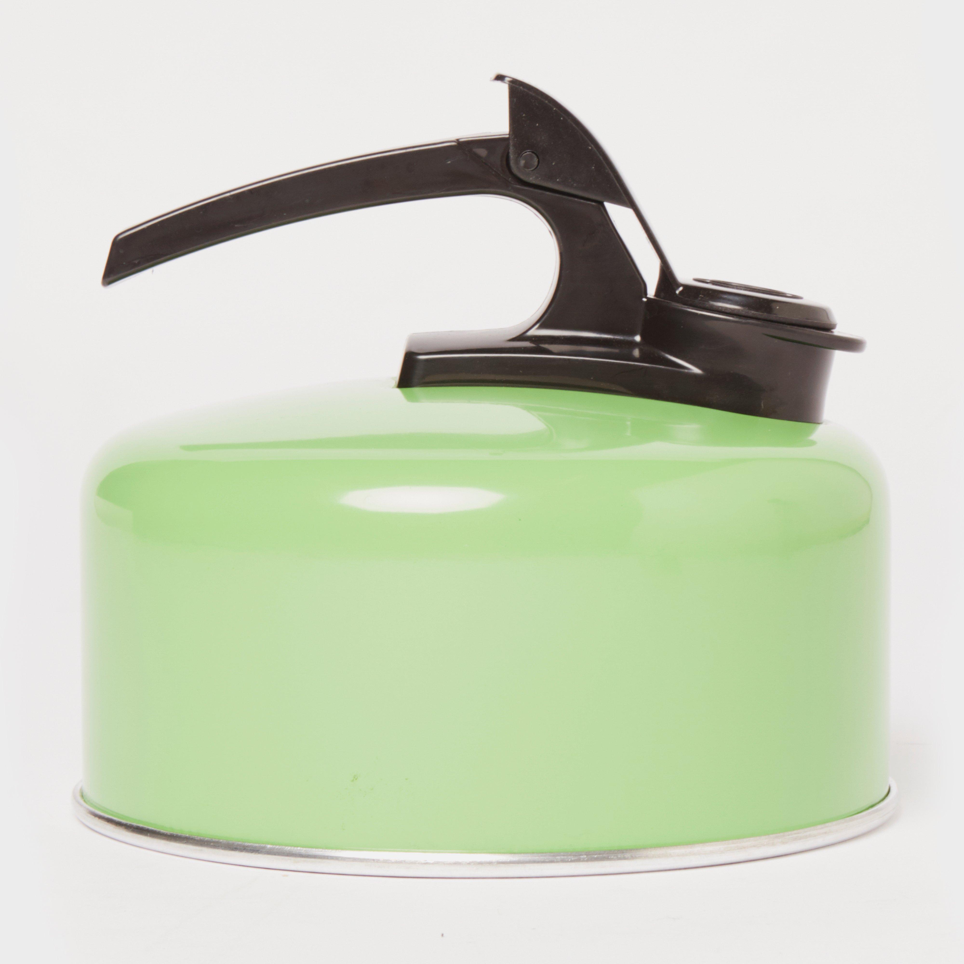 Aluminium Whistling Kettle (2 Litre) - Green, Green