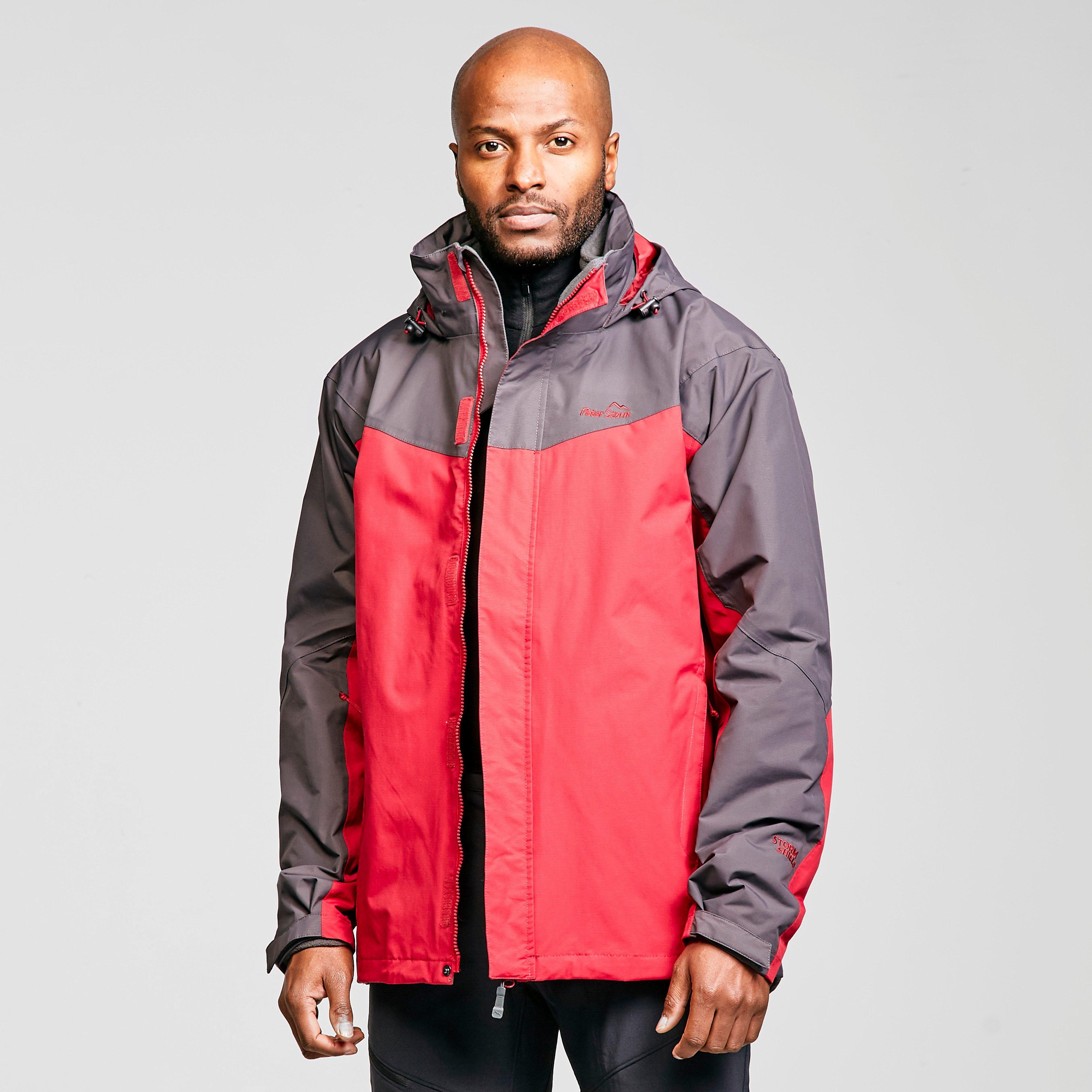 Men's Lakeside Iii 3-In-1 Jacket - Red, Red