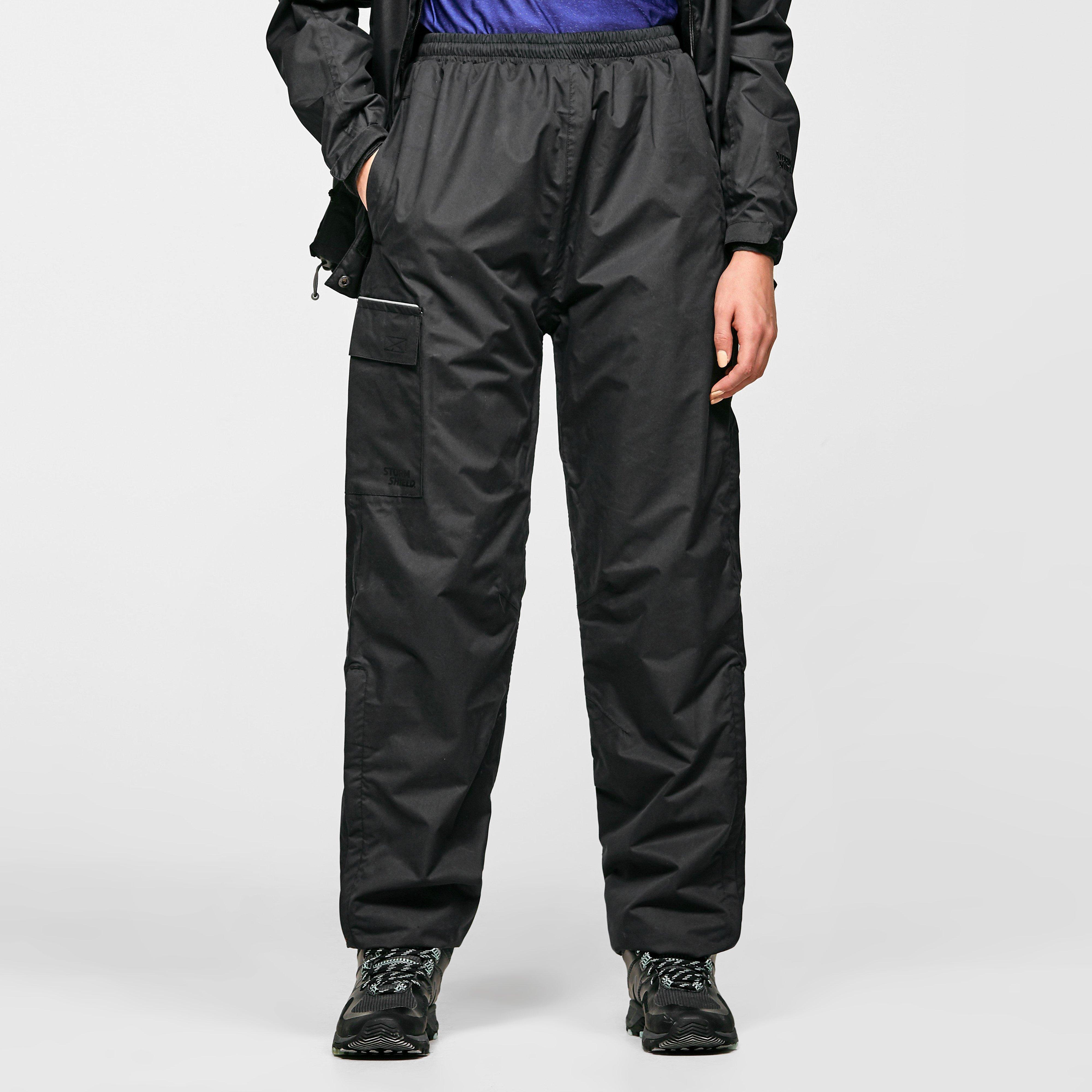 Women's Storm Waterproof Trousers - Black, Black