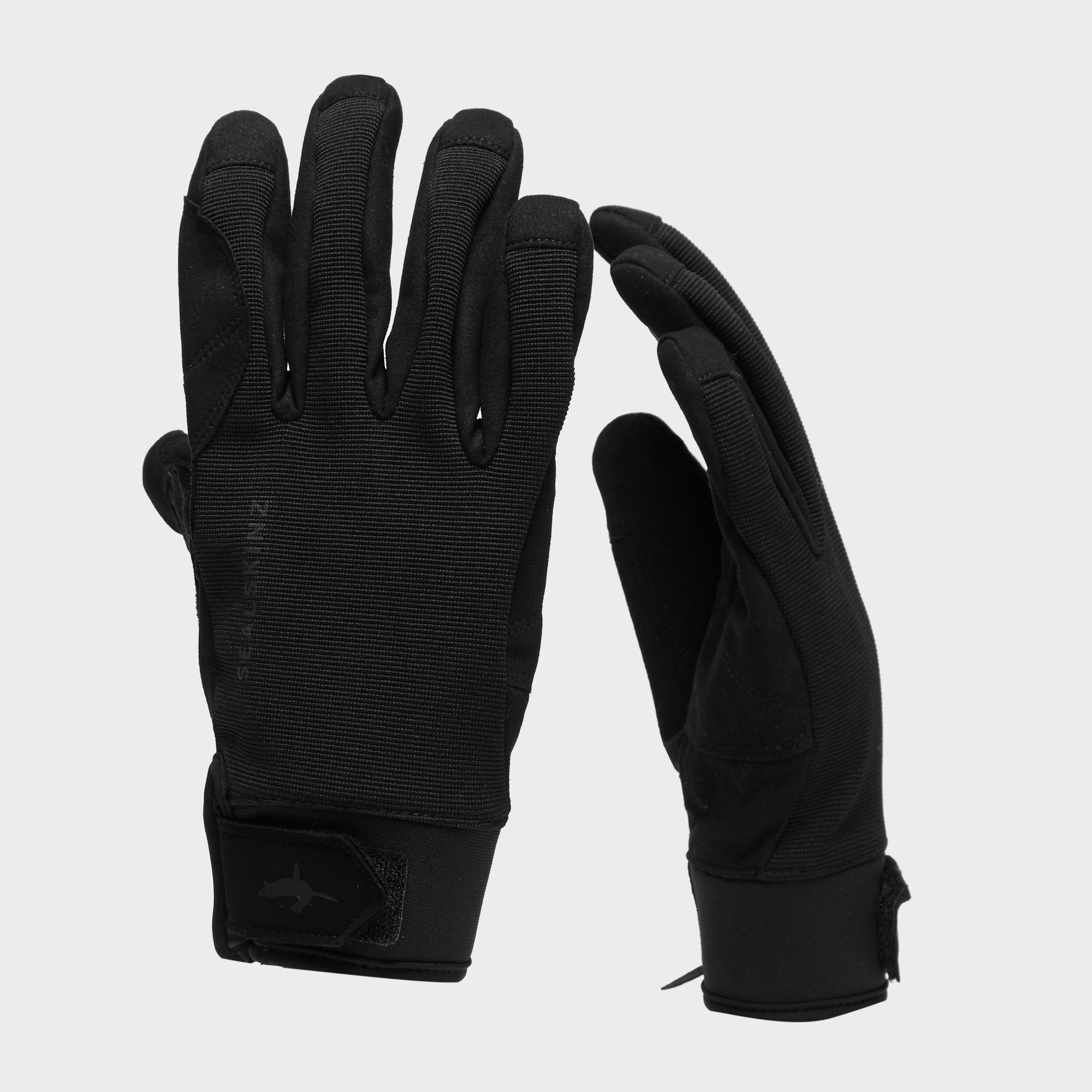 Men's All-Weather Cycle Gloves, Black