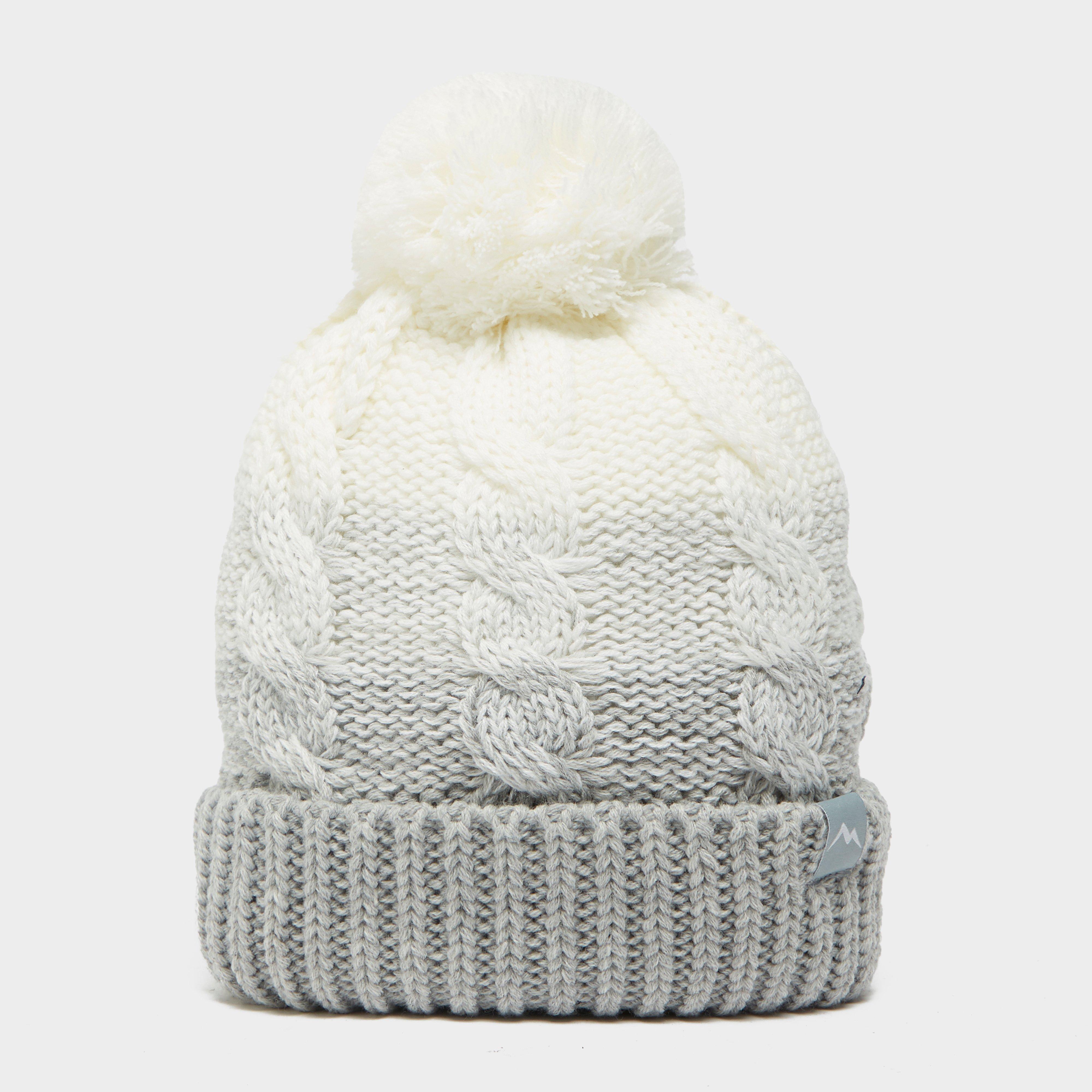 Women's Windproof Gen Bobble Hat - White, White