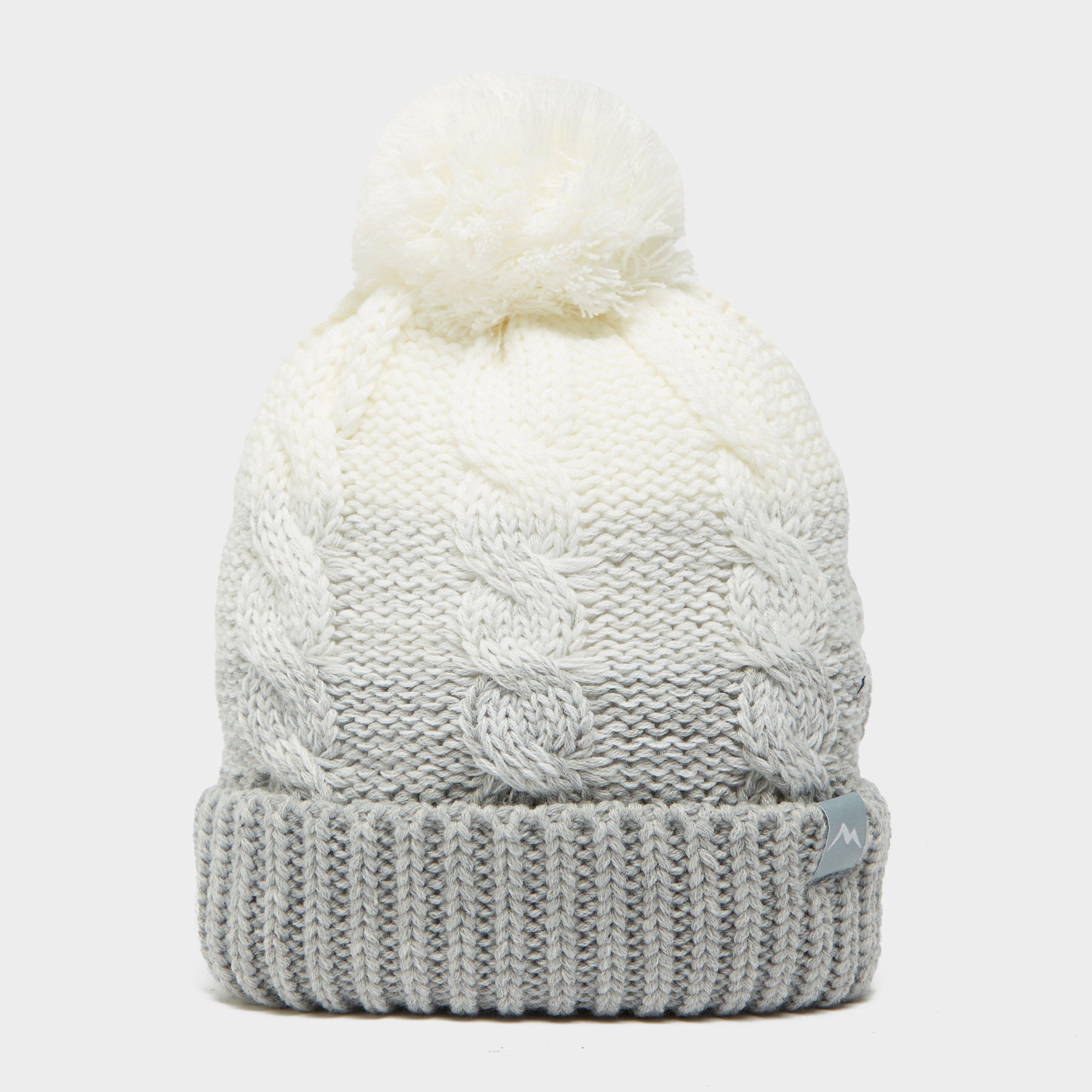 Women's Windproof Gen Bobble Hat, White