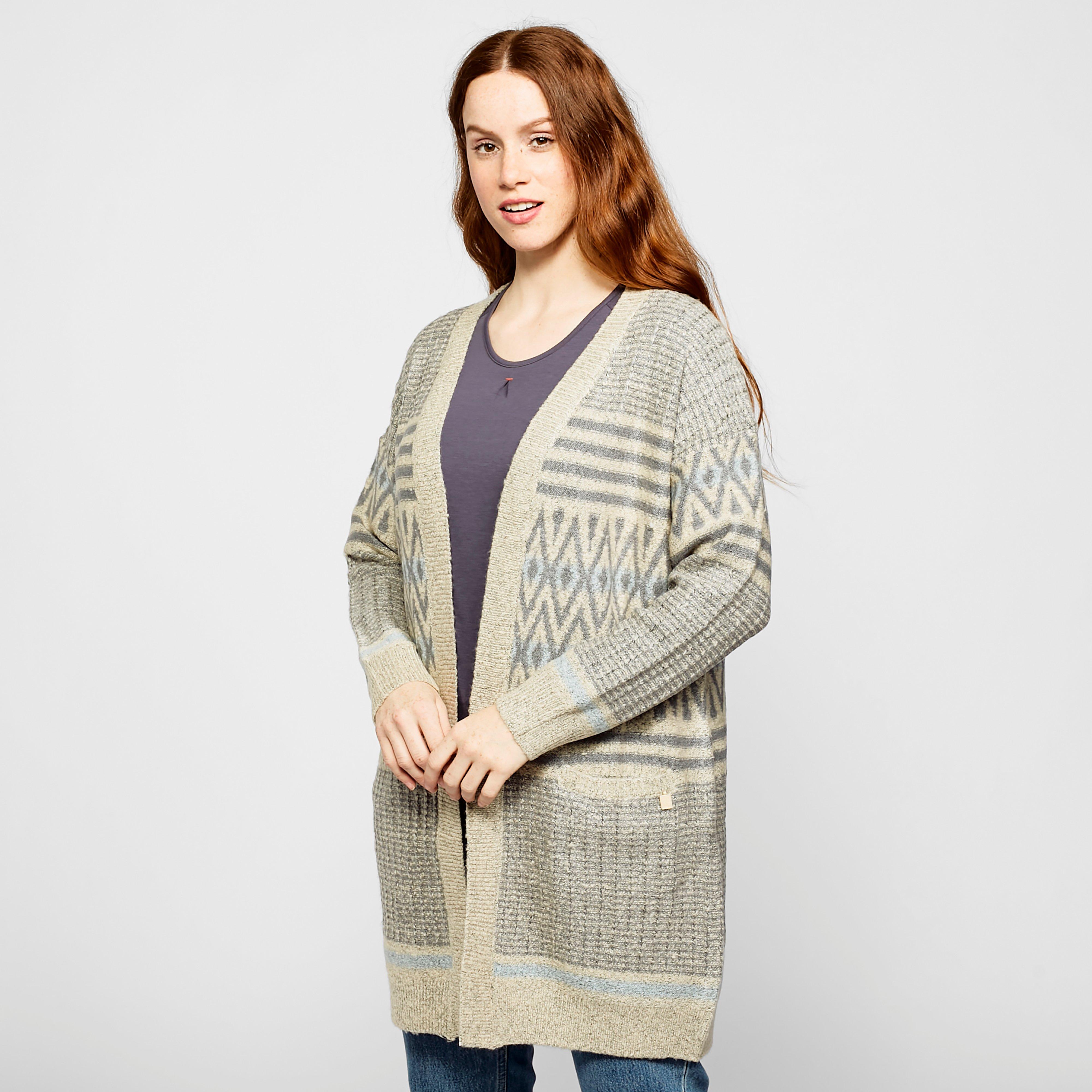 Weird Fish Women's Lipa Cardigan - Grey, Grey