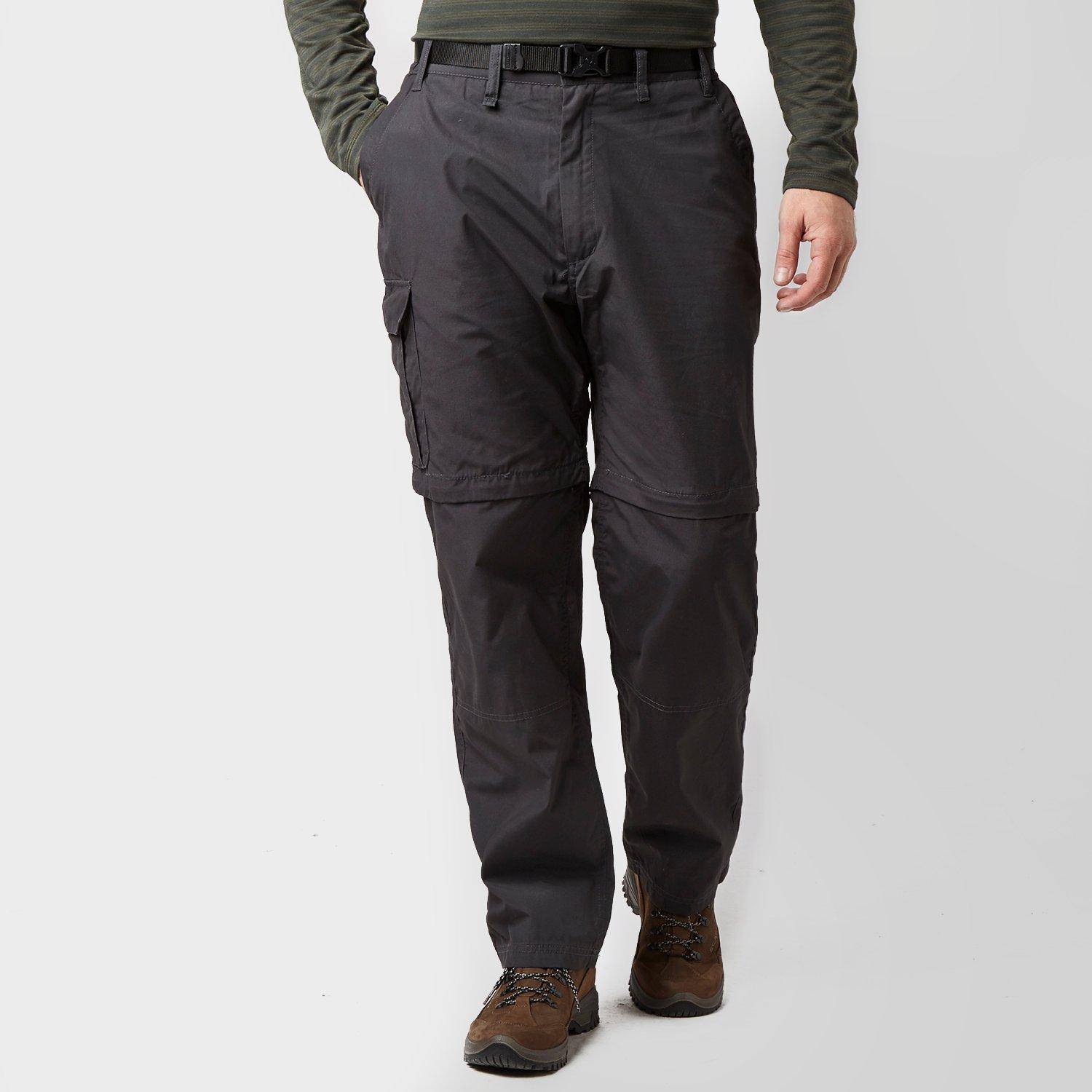 Men's Kiwi Convertible Trousers (Short) - Grey, Grey