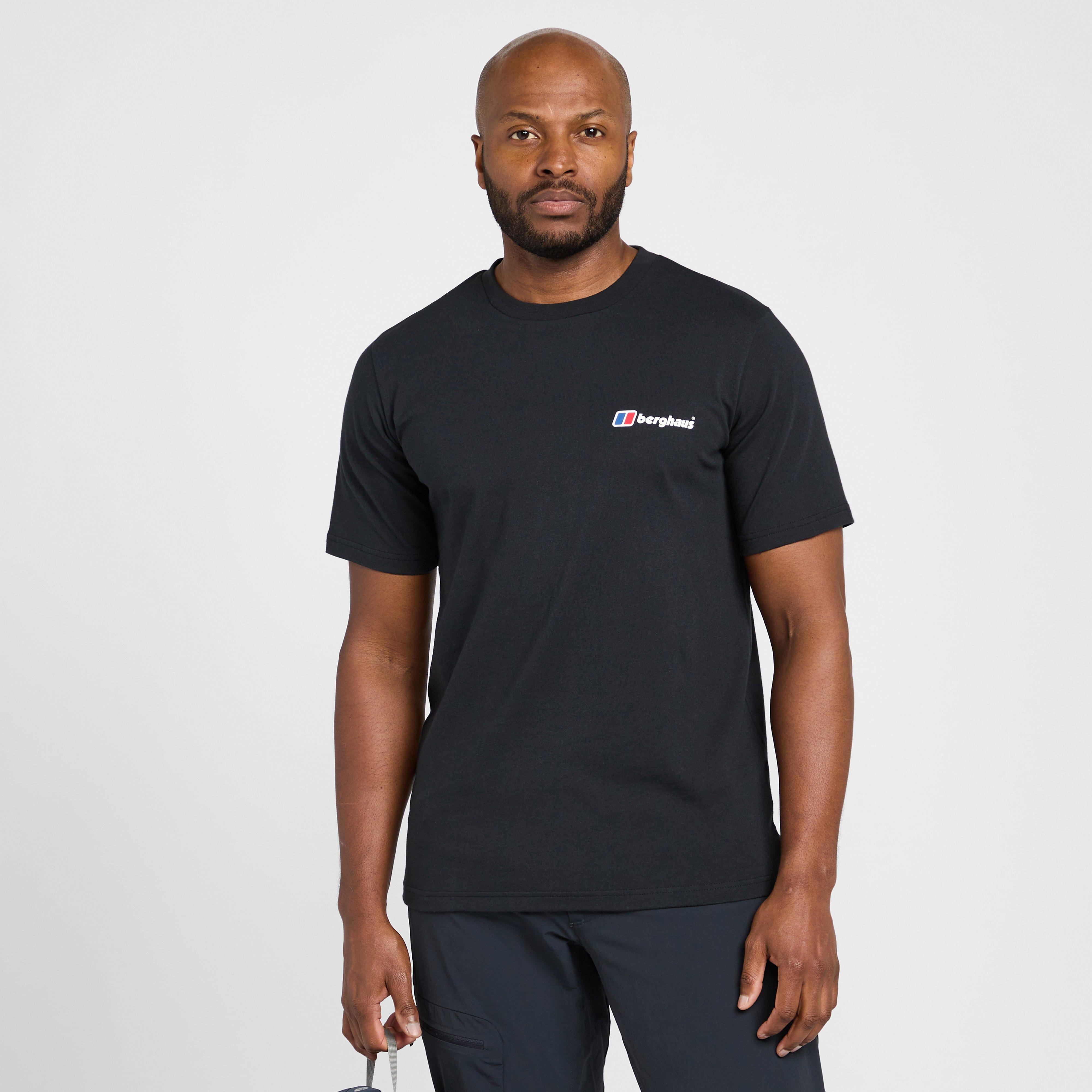 Berghaus Men's Classic Big Logo T-Shirt - Black, Black