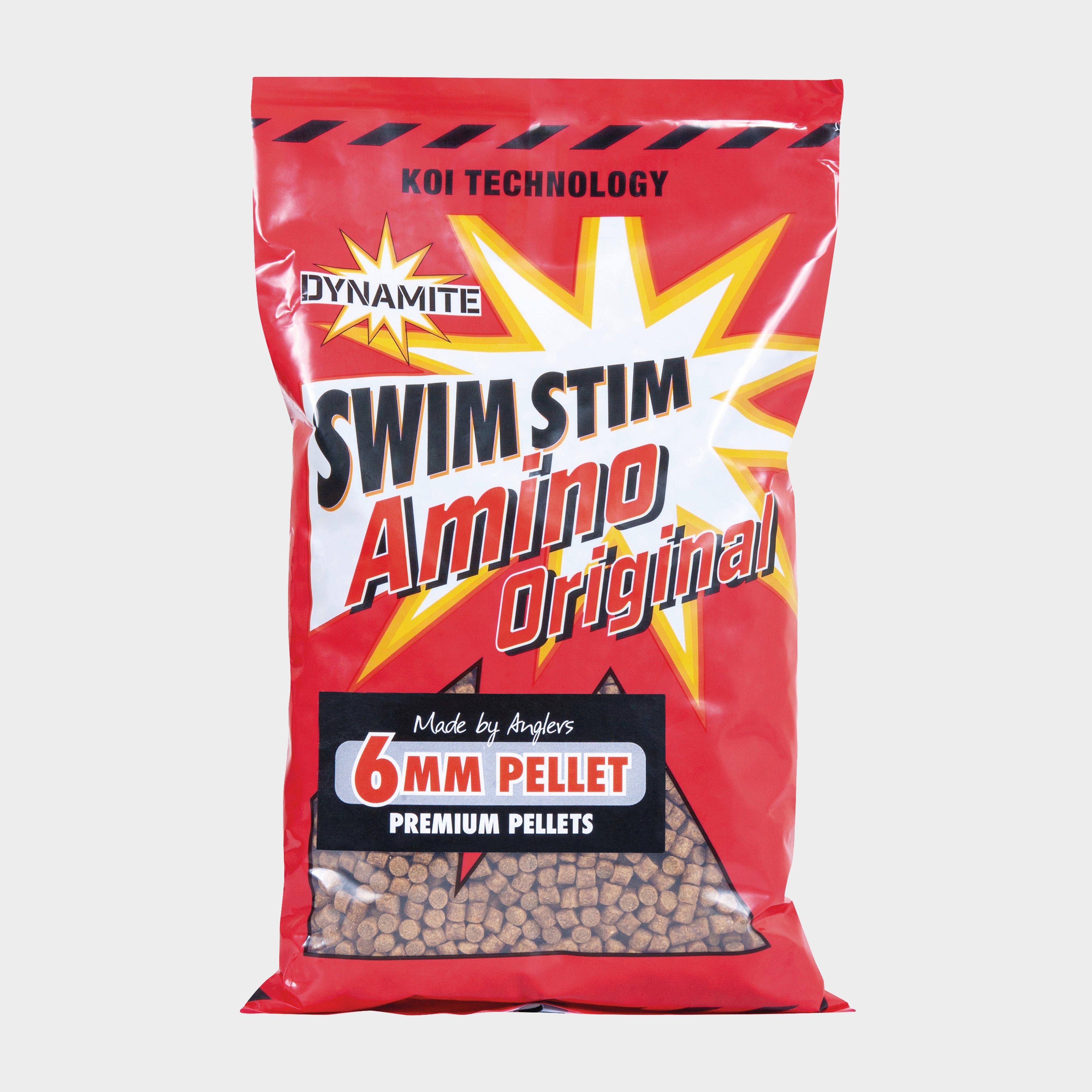 Dynamite Unisex Swim Stim Carp Pellets 6Mm - Amino Original, Brown