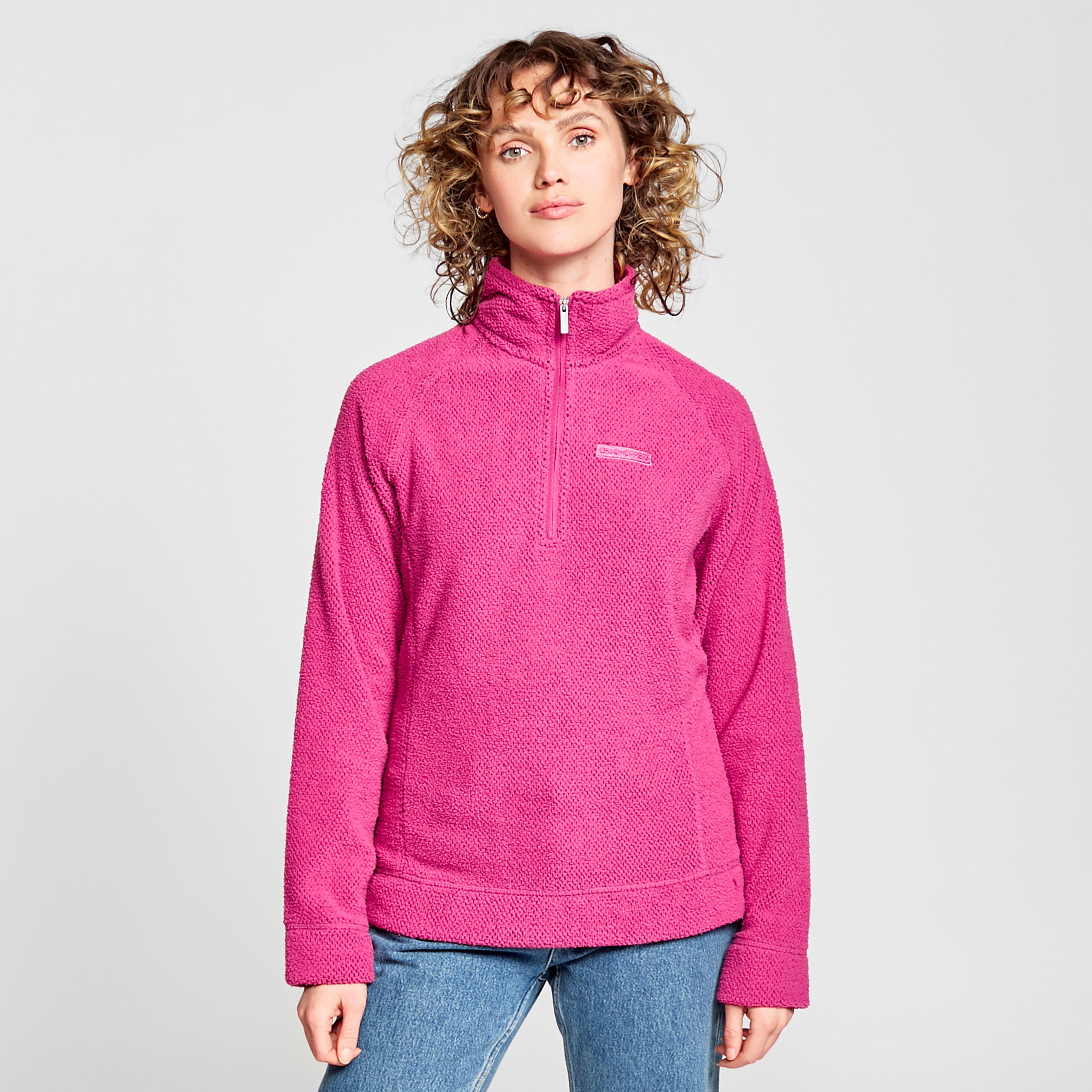 Craghoppers Women's Ambra Half-Zip Fleece - Pink, Pink