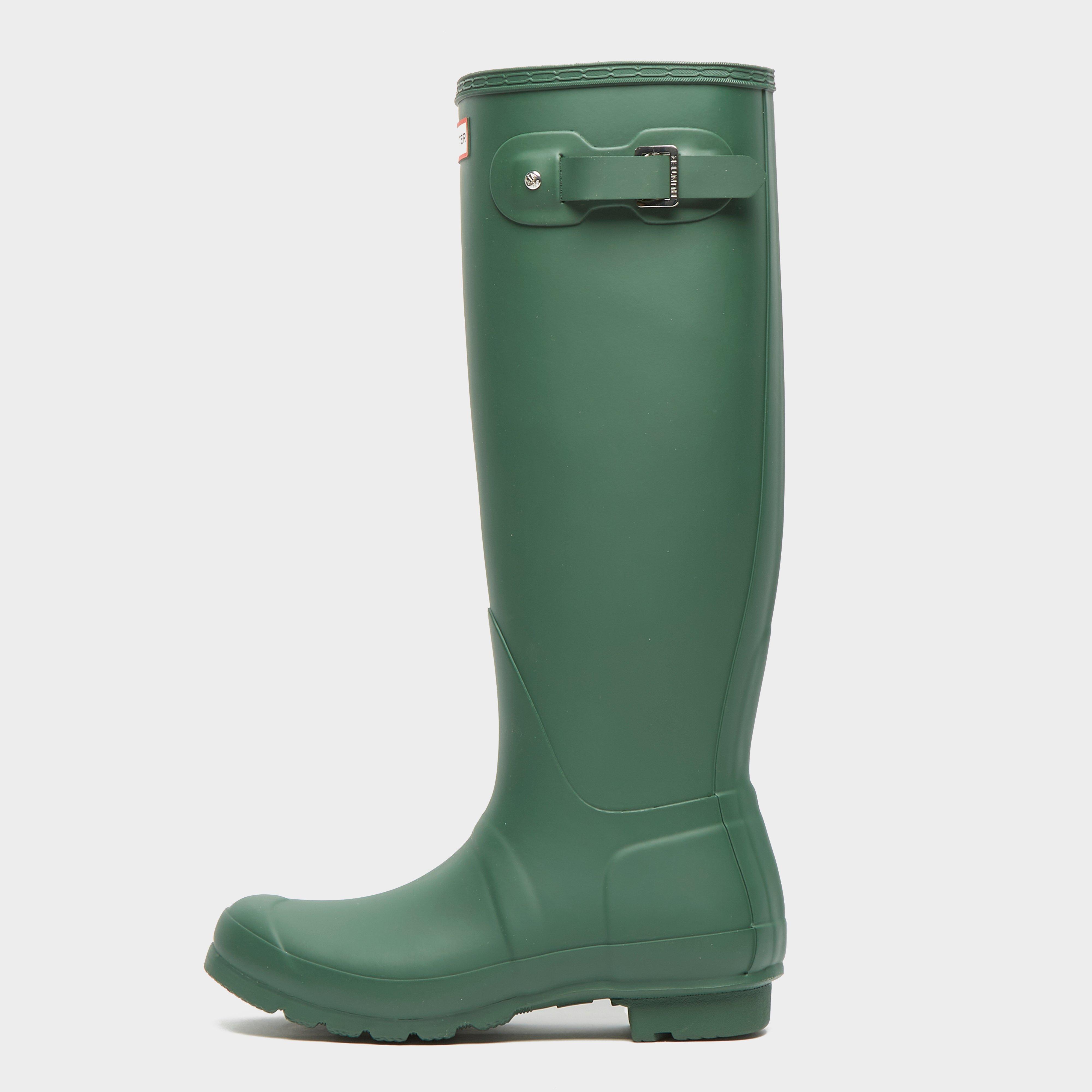 Hunter Women's Original Tall Wellington Boots - Green, GREEN