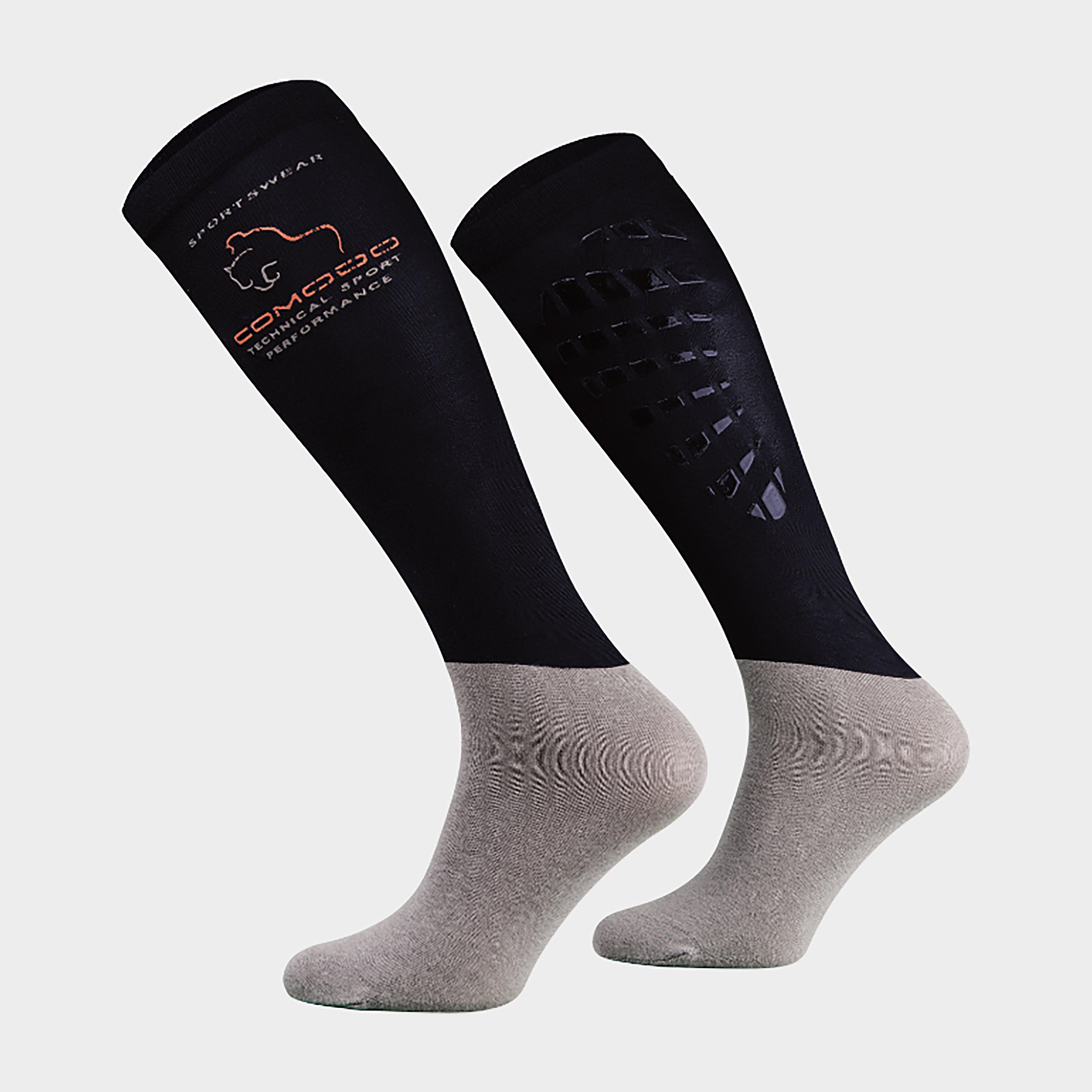 Unisex Silicone Grip Socks - Navy, Navy