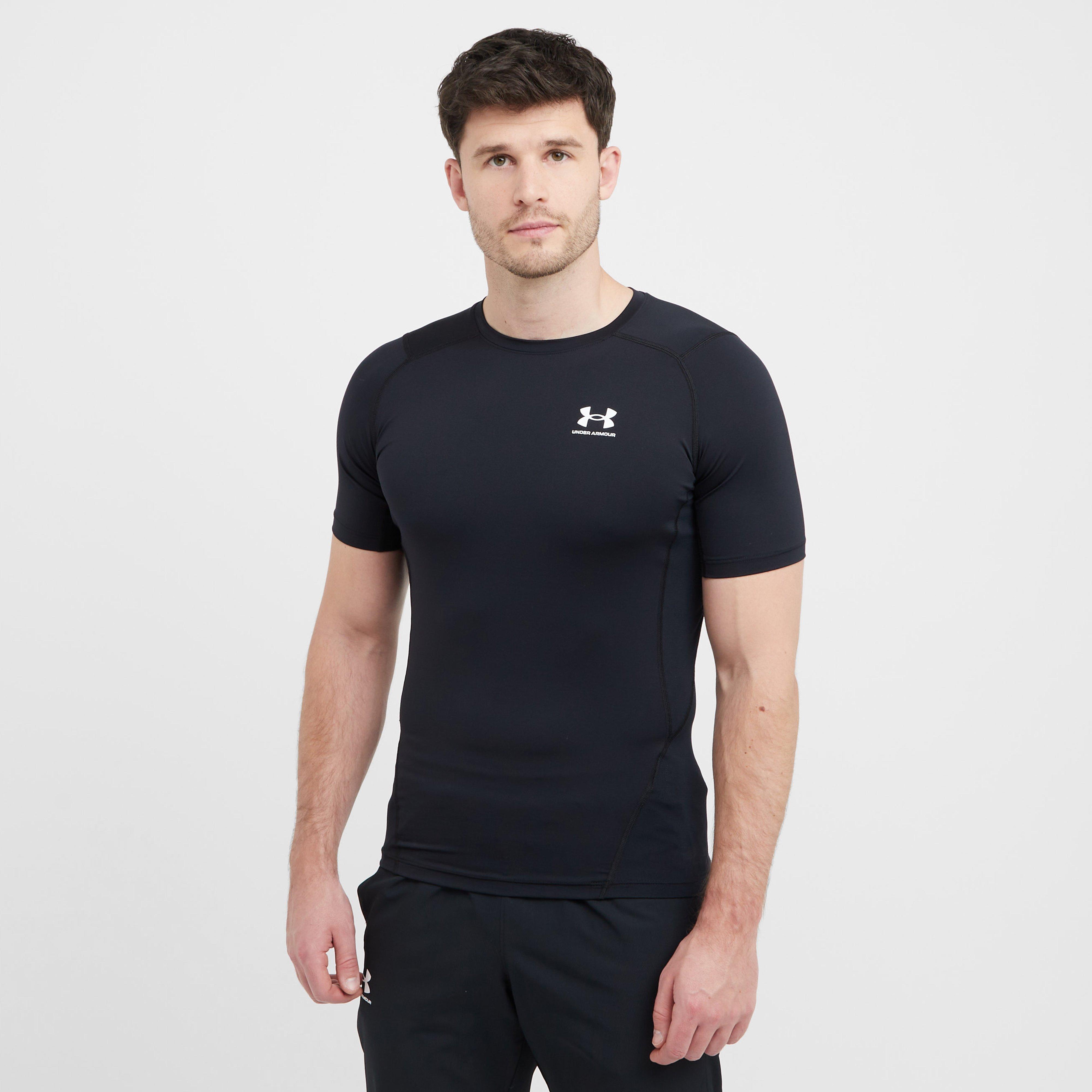 Men's Heatgear® Short Sleeve T-Shirt - Black, Black
