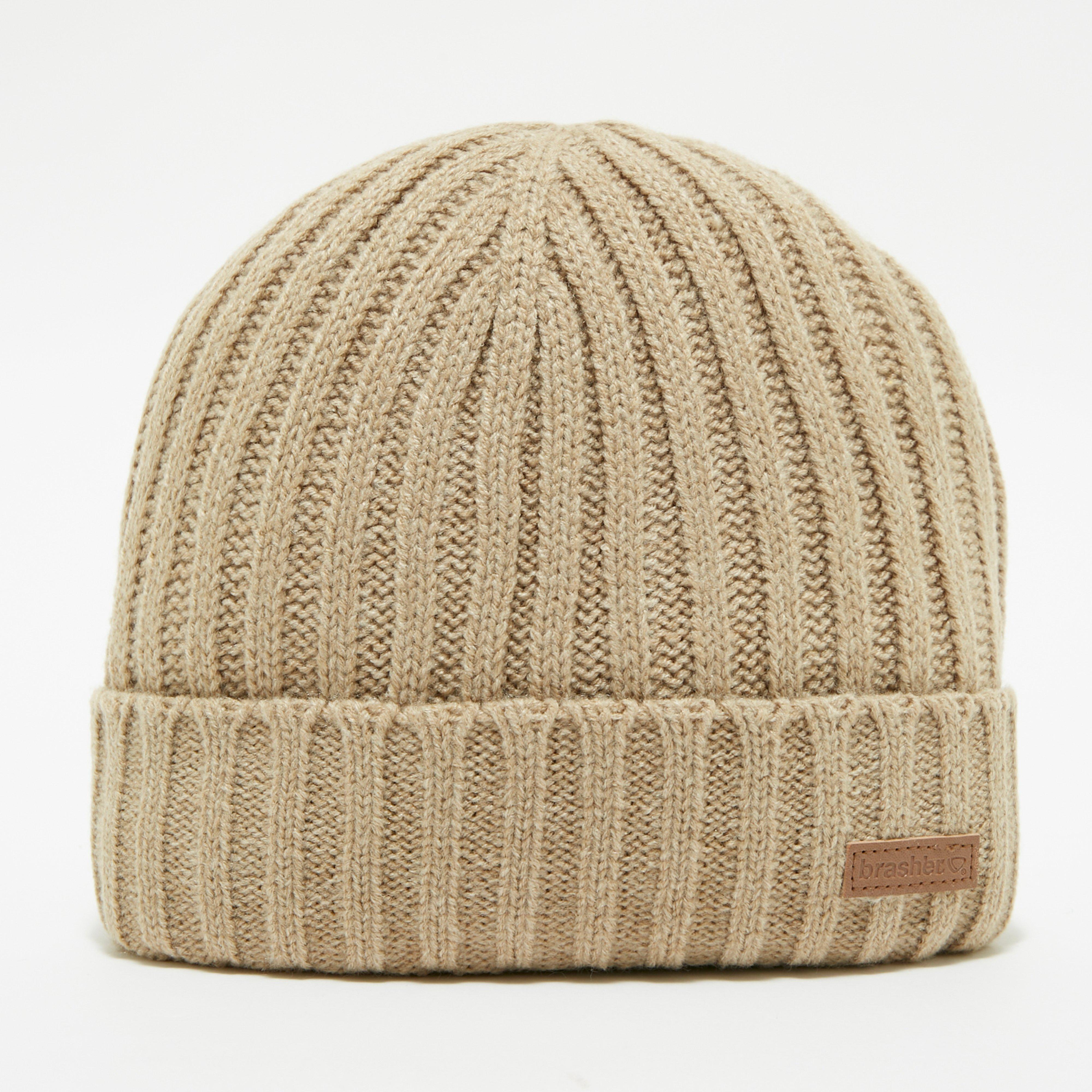 Brasher Men's Fleece Beanie - Beige, Beige