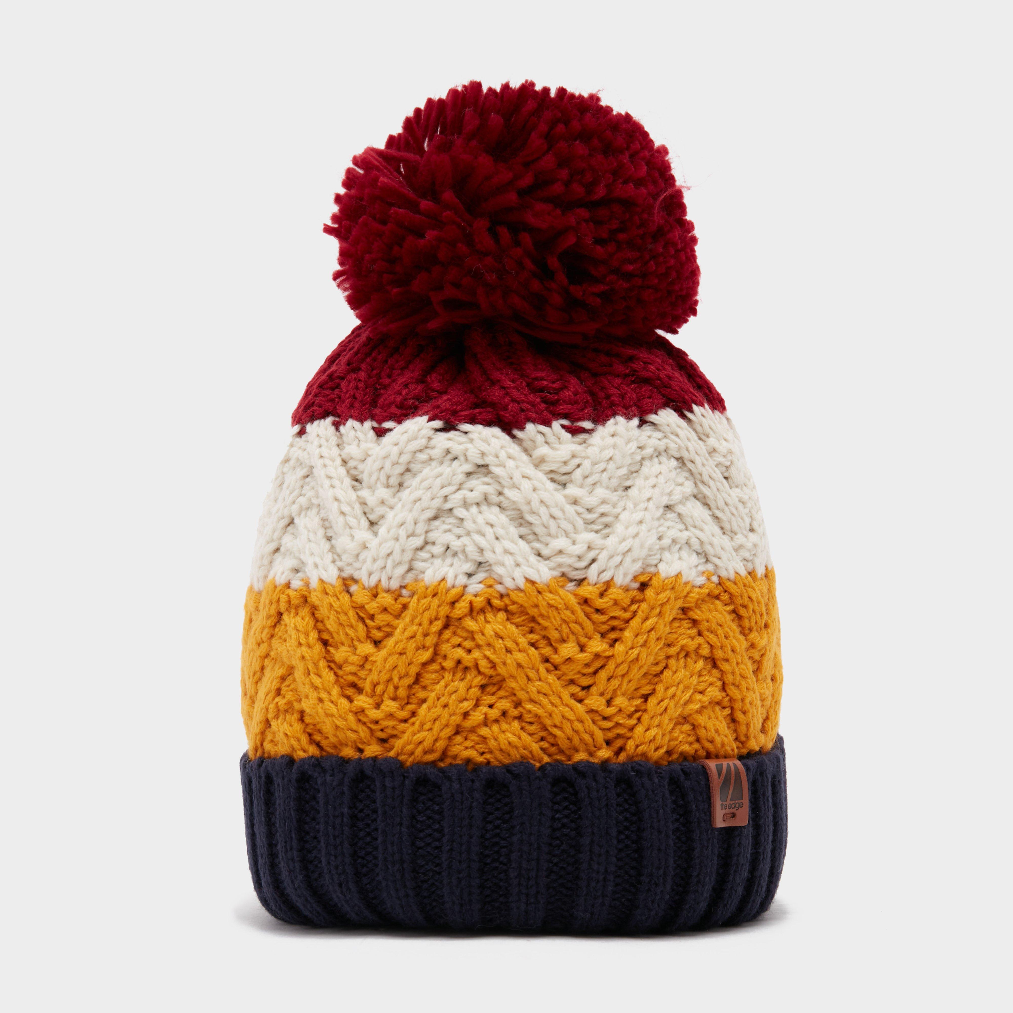 Men's Gavin Stripe Bobble Hat, Multi Coloured