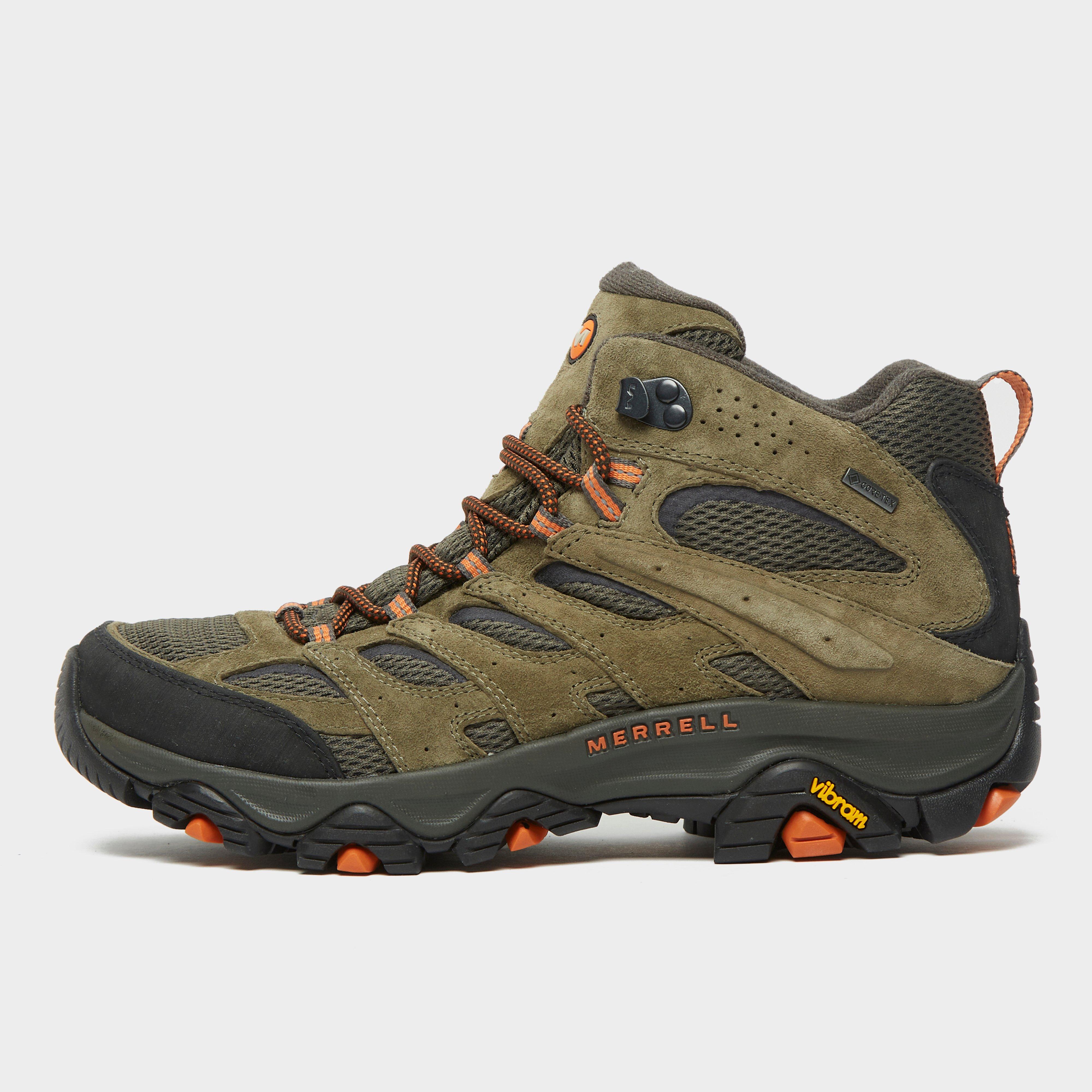 Merrell Men's Moab Iii Mid Gore-Tex® Walking Boots - Olive, Olive