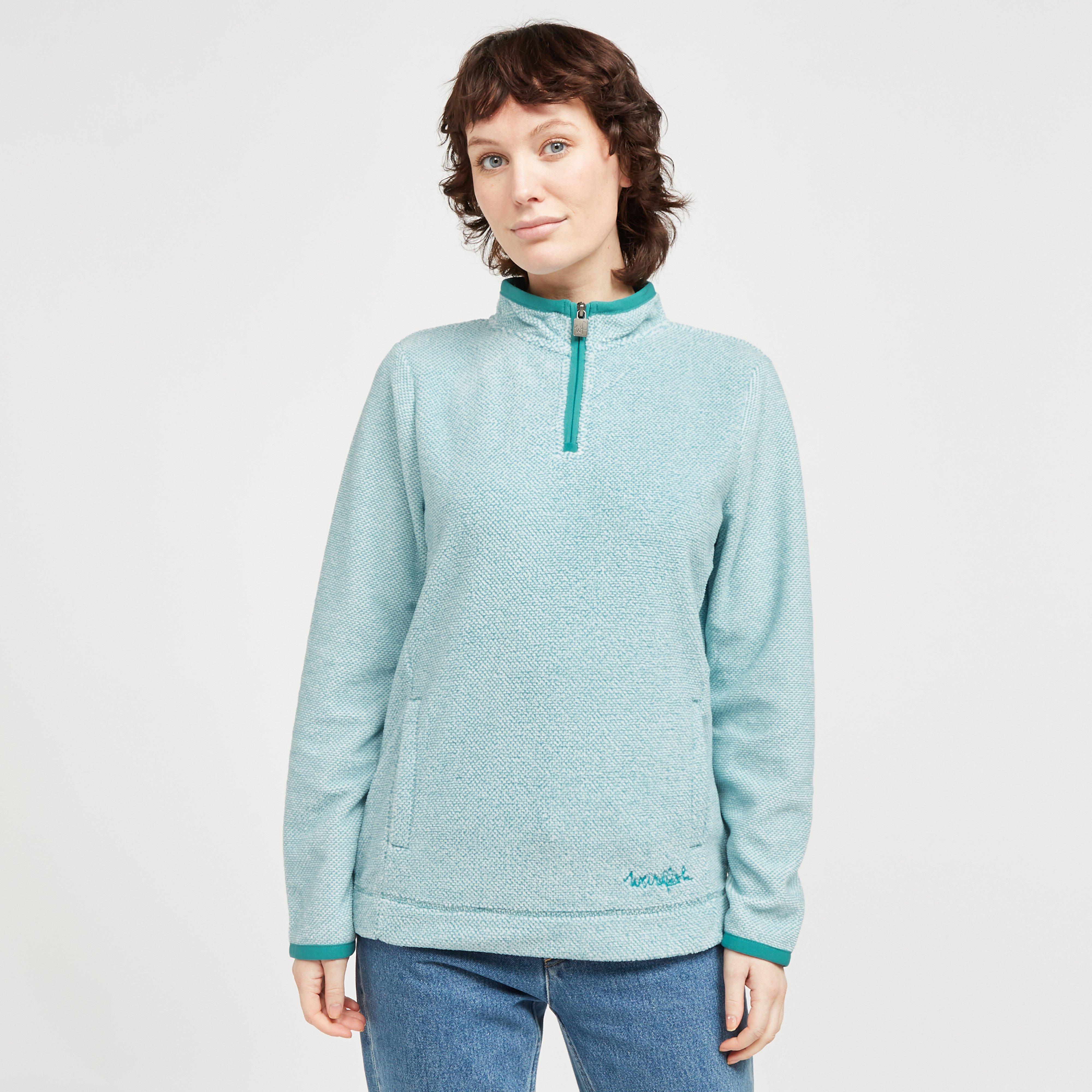 Women's Regina Quarter-Zip Fleece - Blue, Blue