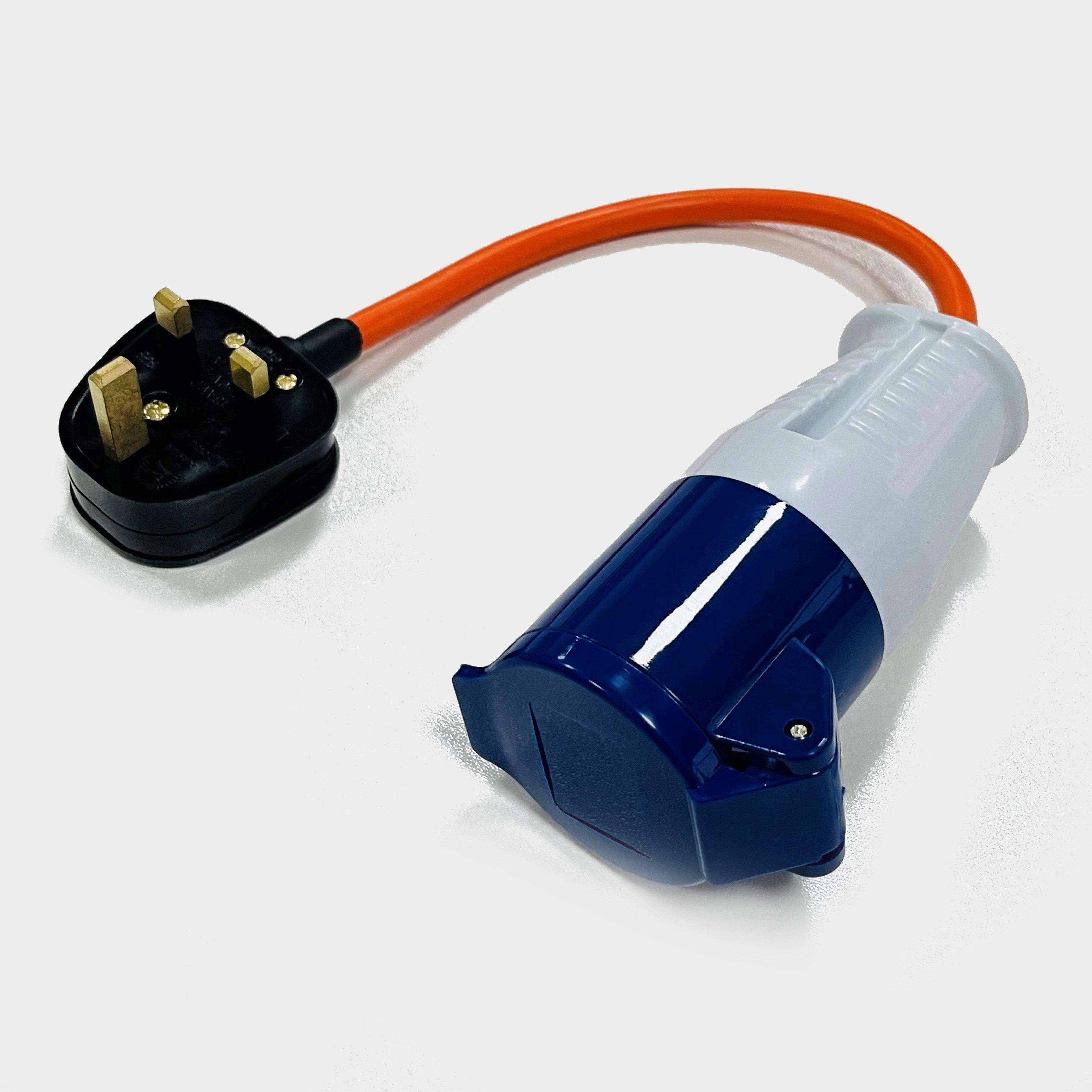 3 Pin Mains Socket Power Lead White White