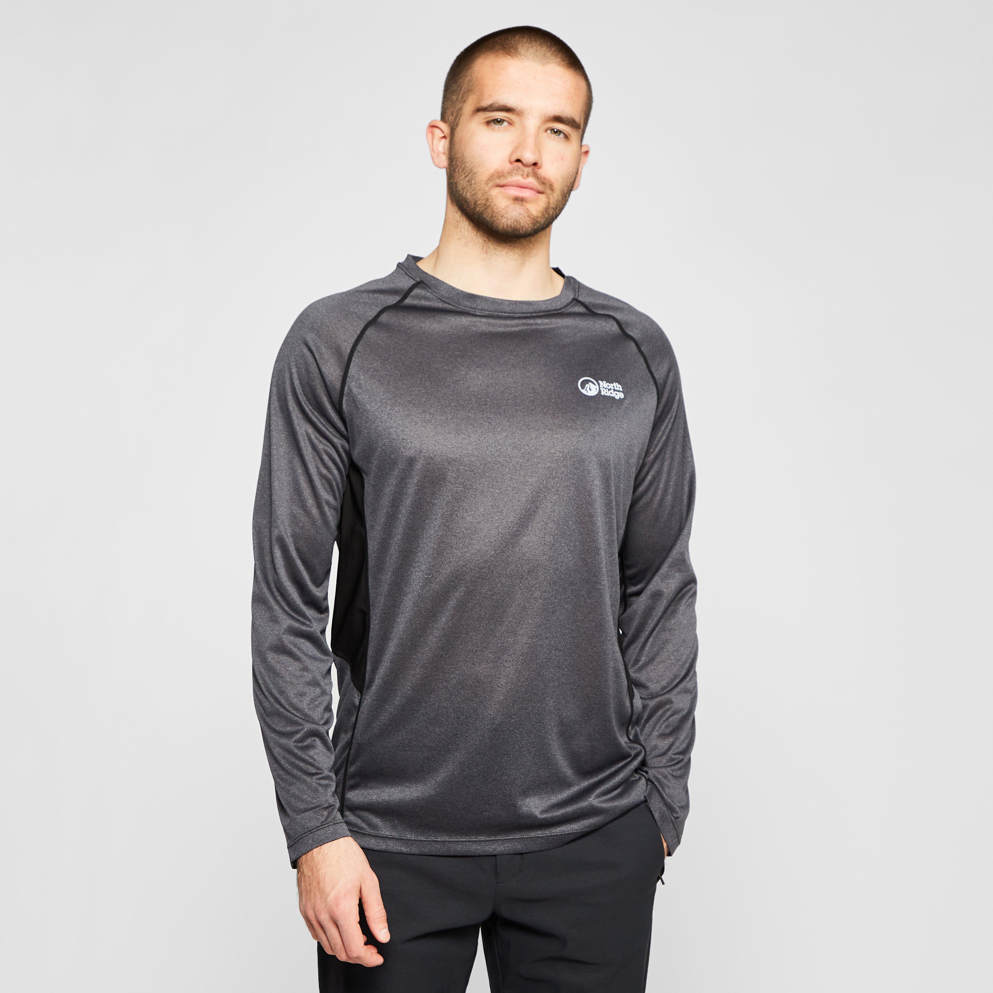 Men's Resistance Long Sleeve Baselayer Top - Grey, Grey