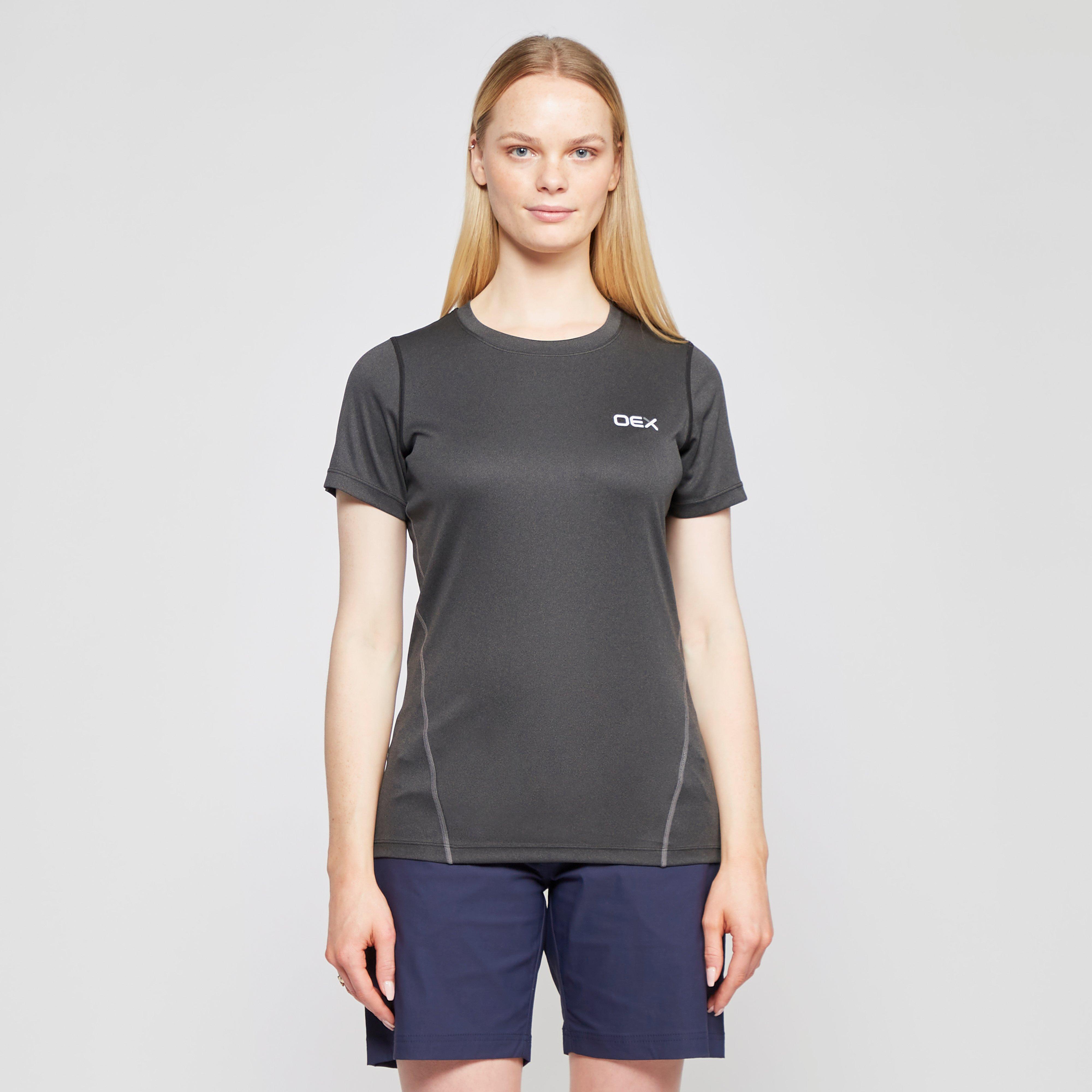 Oex Women's Breeze Short Sleeve T-Shirt - Black, Black