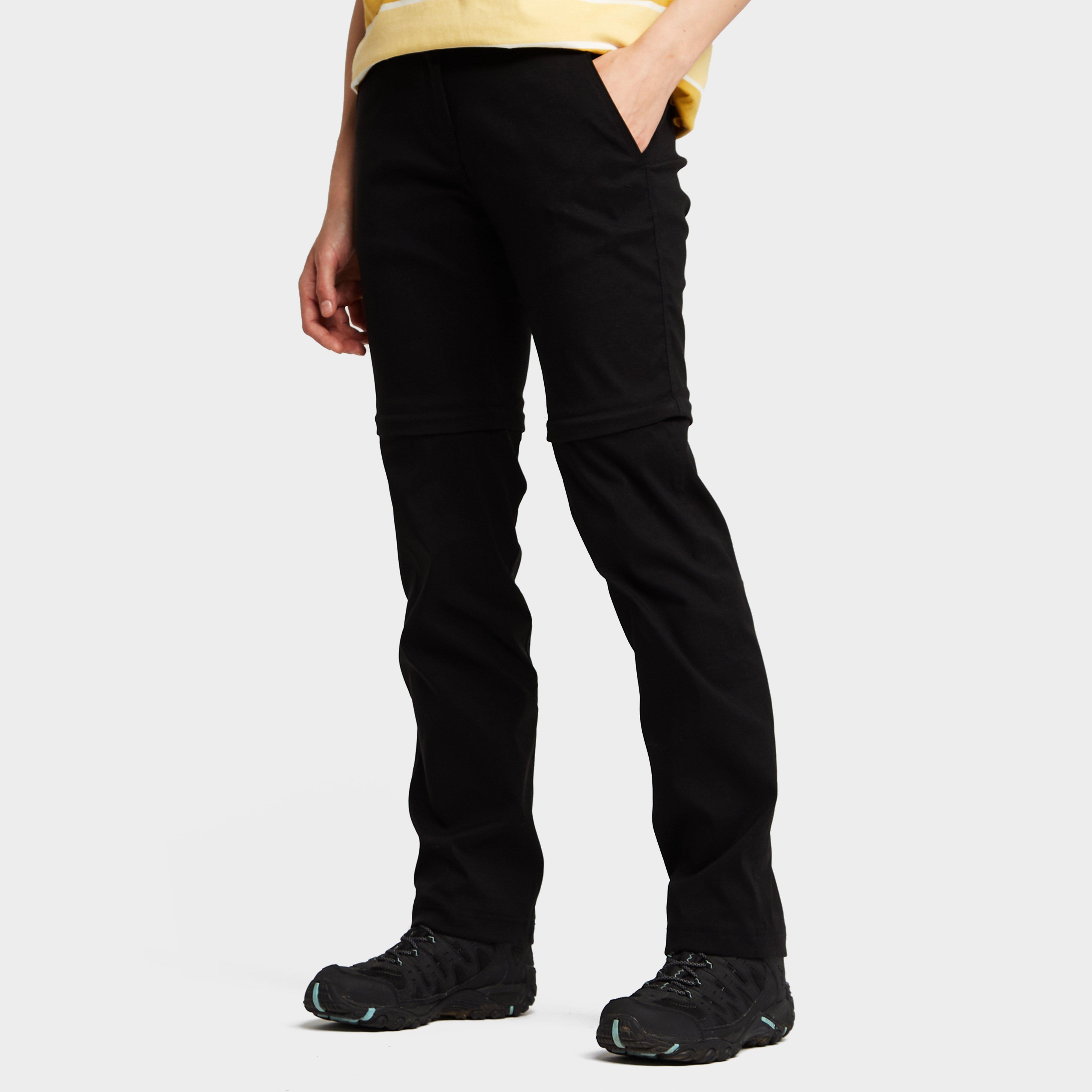 Women's Kiwi Pro Eco Convertible Trousers - Black, Black