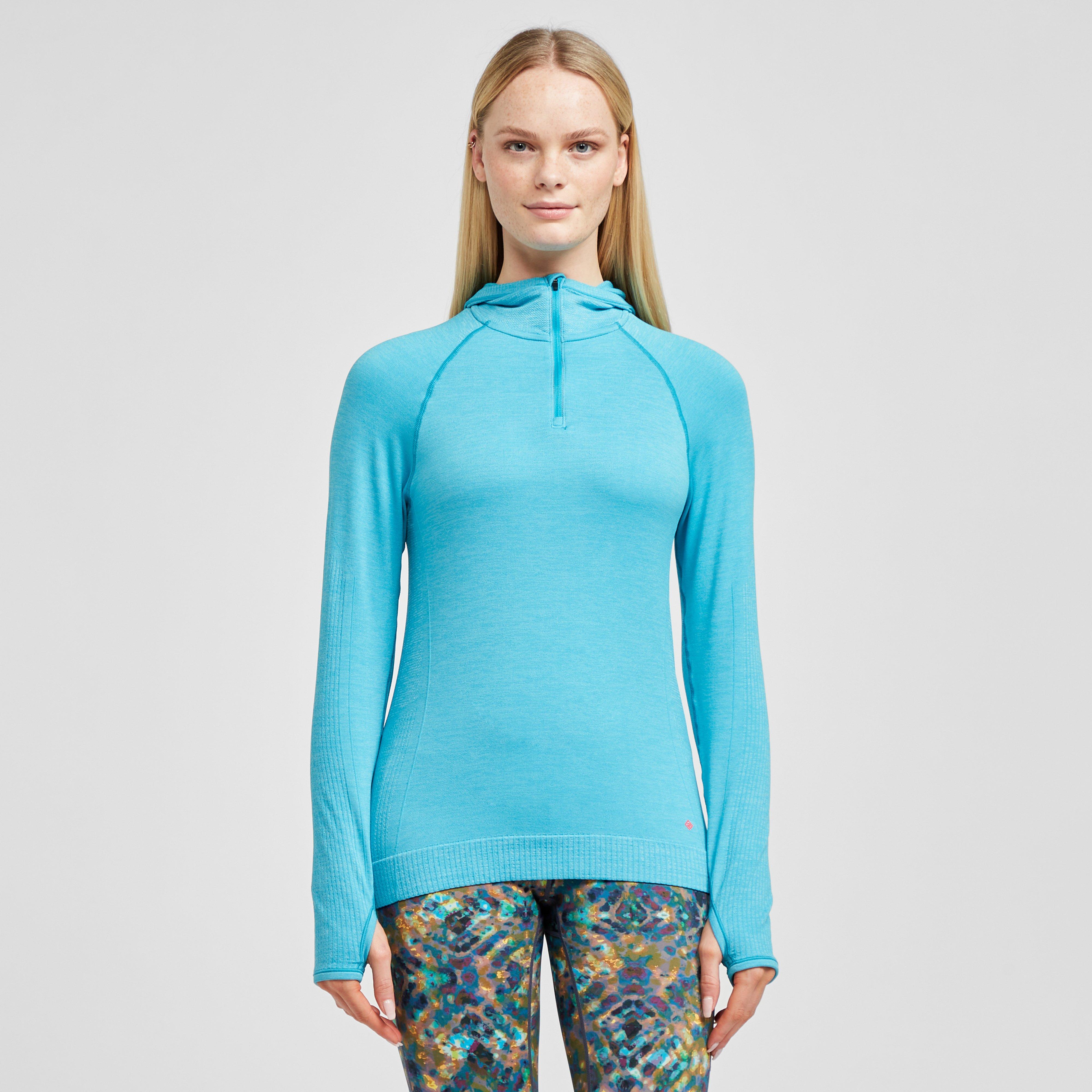 Women's Life Seamless Hoodie - Blue, Blue