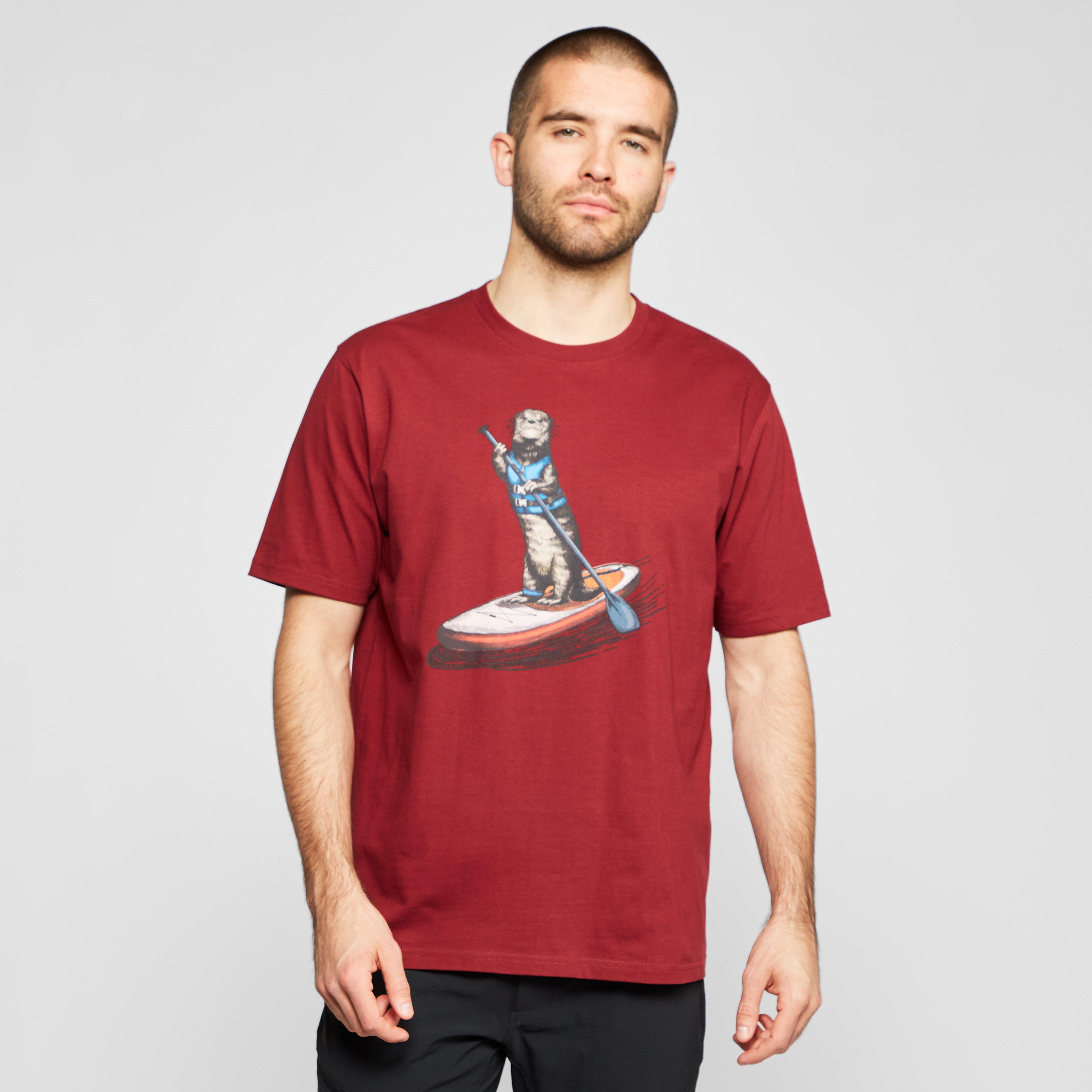 North Ridge Men's Otter T-Shirt - Red, RED