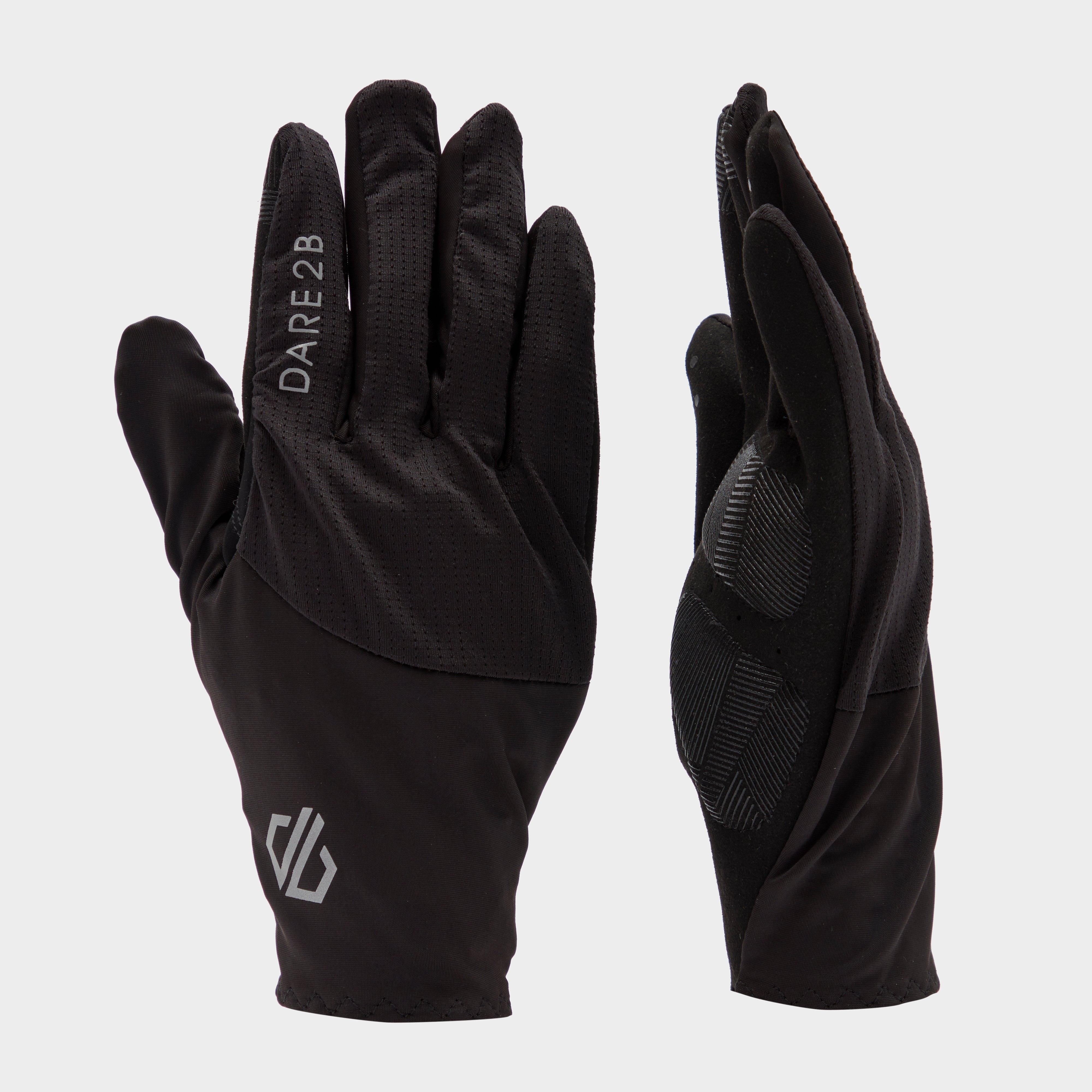 Men's Forcible Cycling Gloves - Black, Black