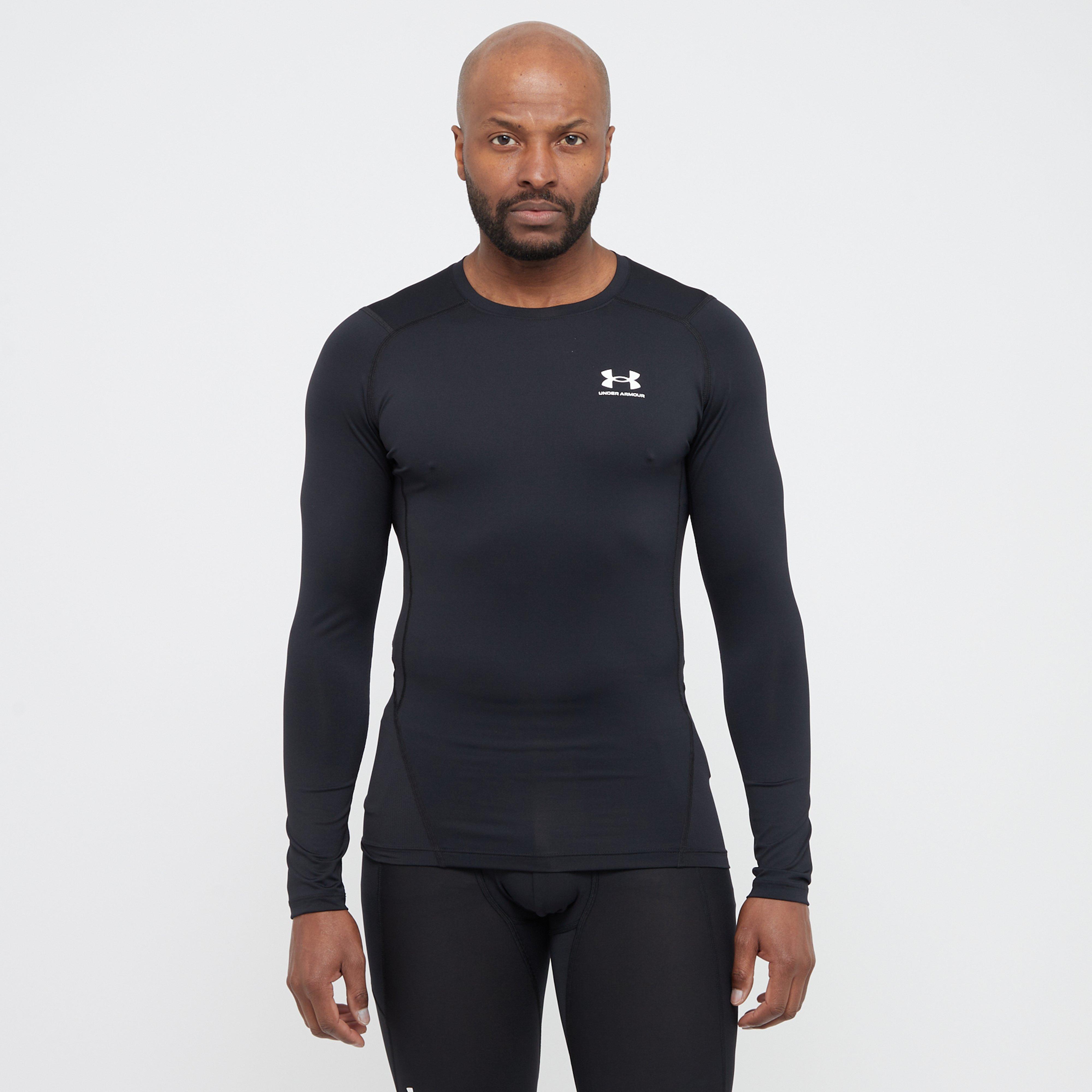 Under Armour Men's Heatgear® Armour Compression Long Sleeve Tee - Black, Black