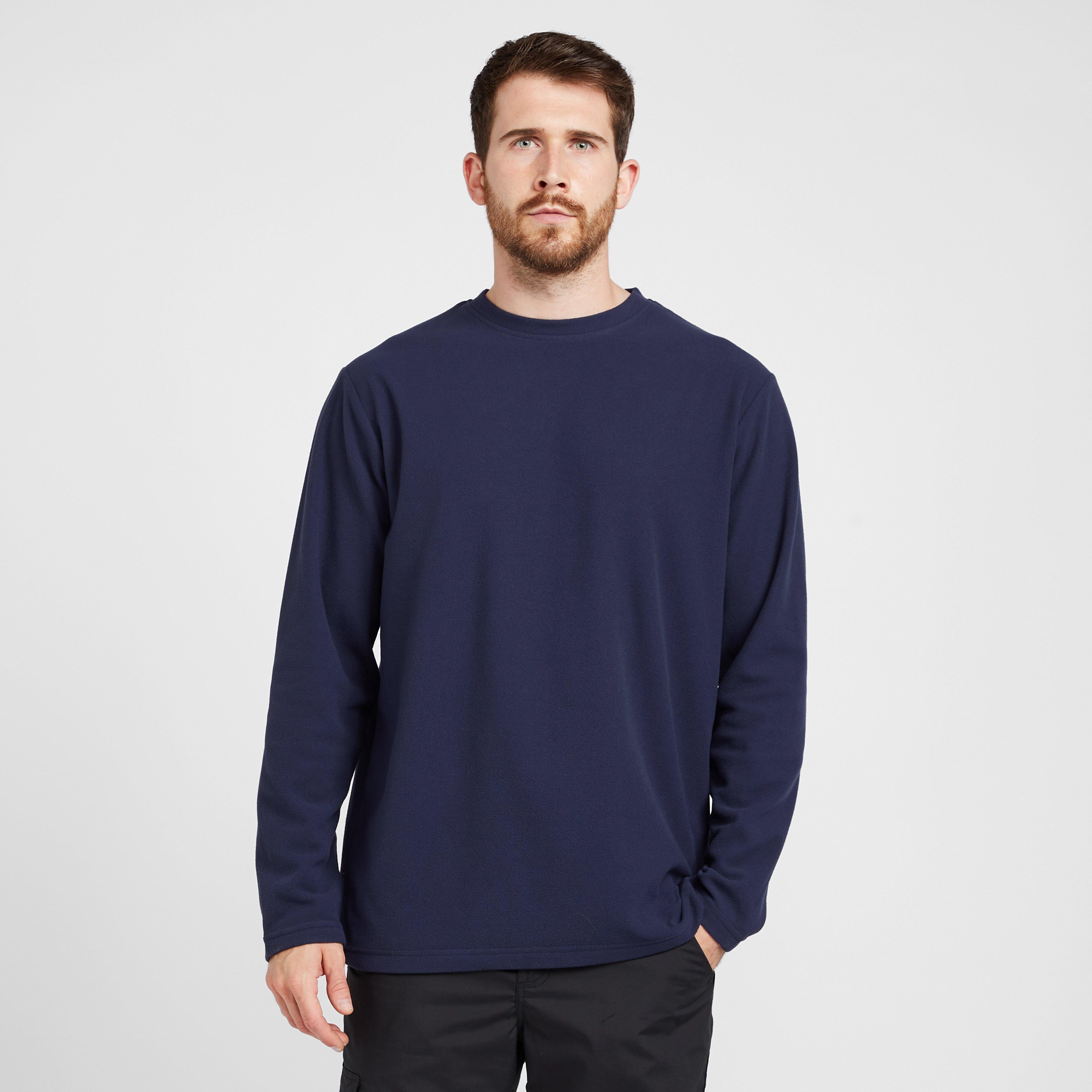 Peter Storm Mens Bracken Crew Top Navy - Navy Blue, Navy Blue