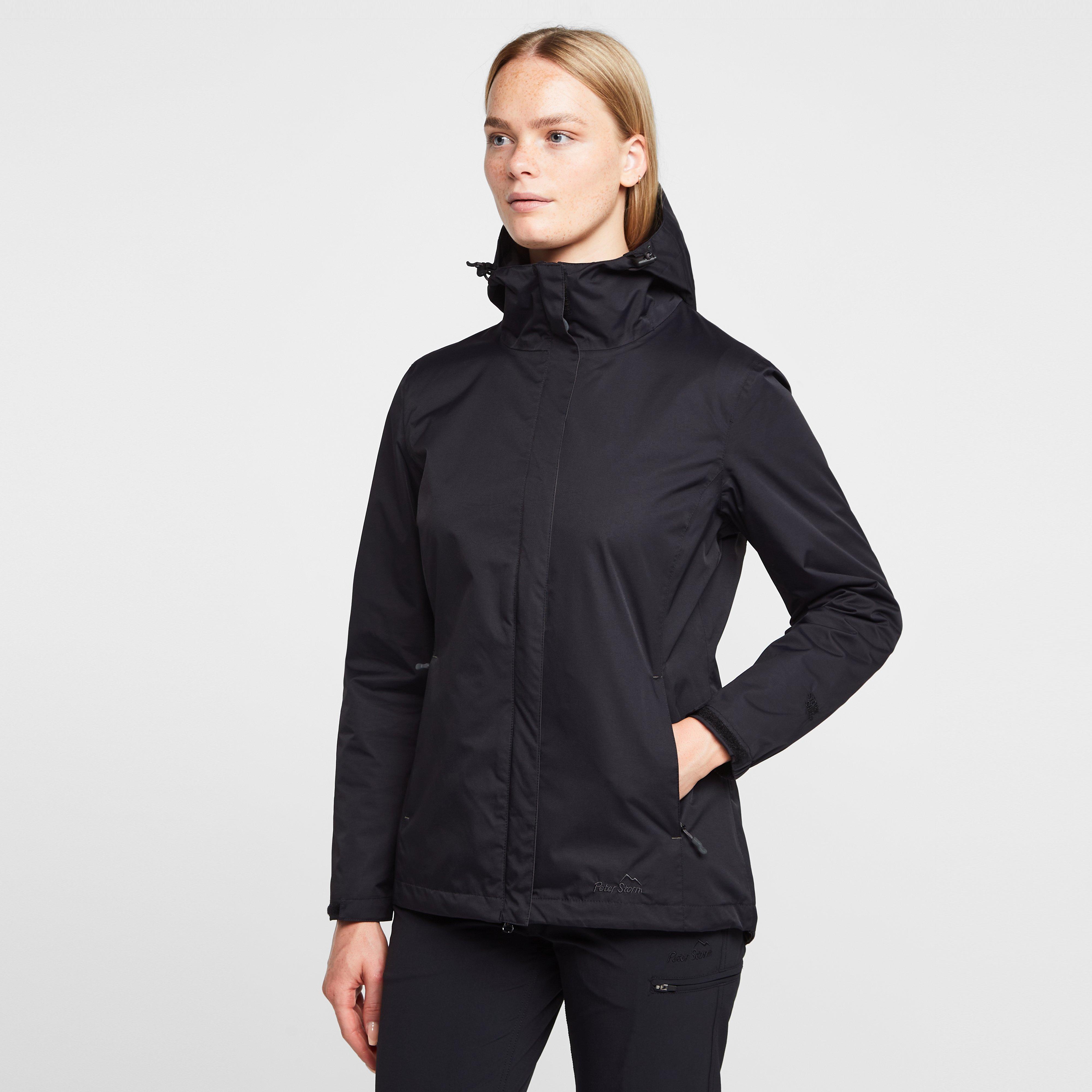 Peter Storm Women's Storm Waterproof Jacket - Black, BLACK