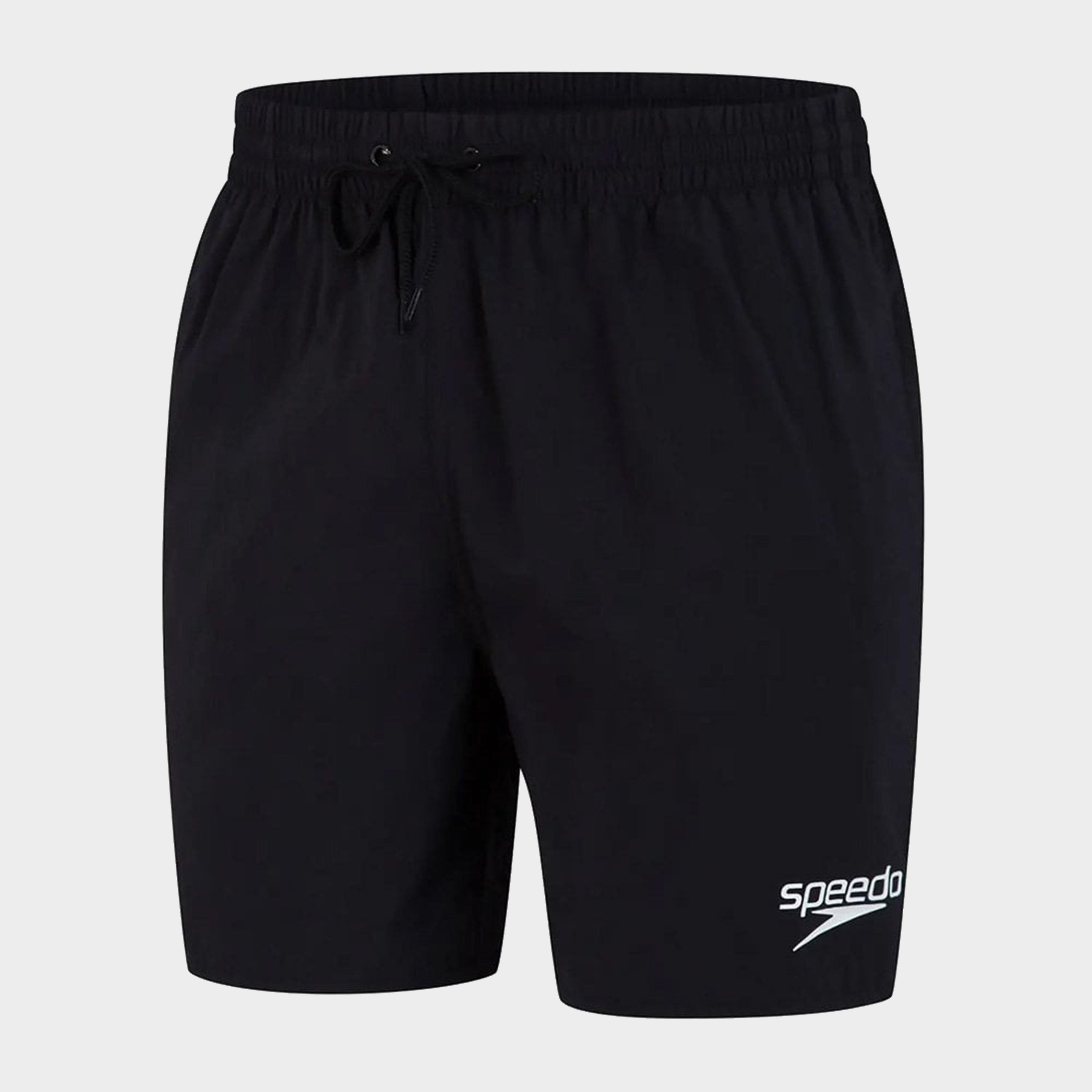 Men's Essentials 16" Swim Shorts, Black