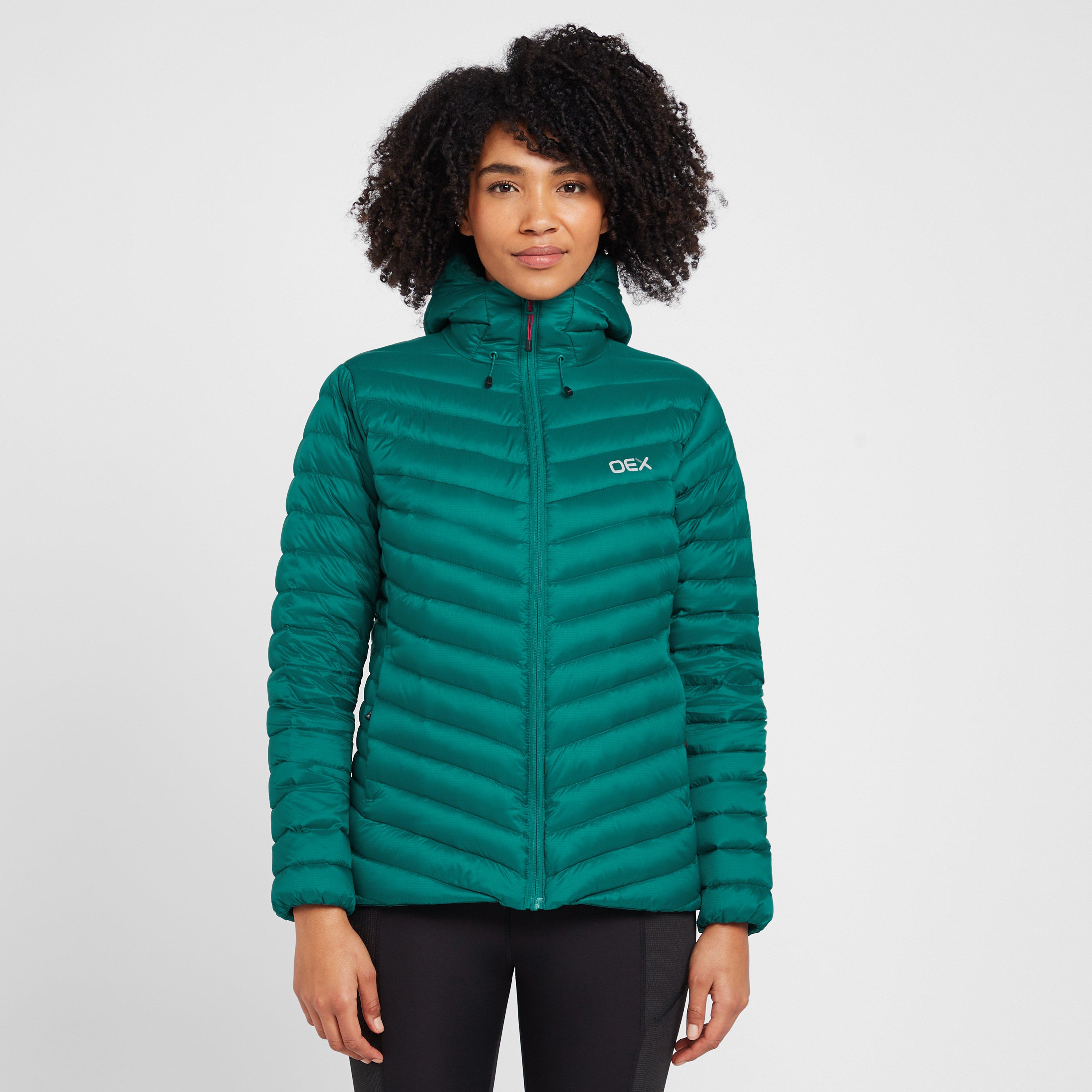 Oex Women's Kintra Down Jacket - Teal, Teal