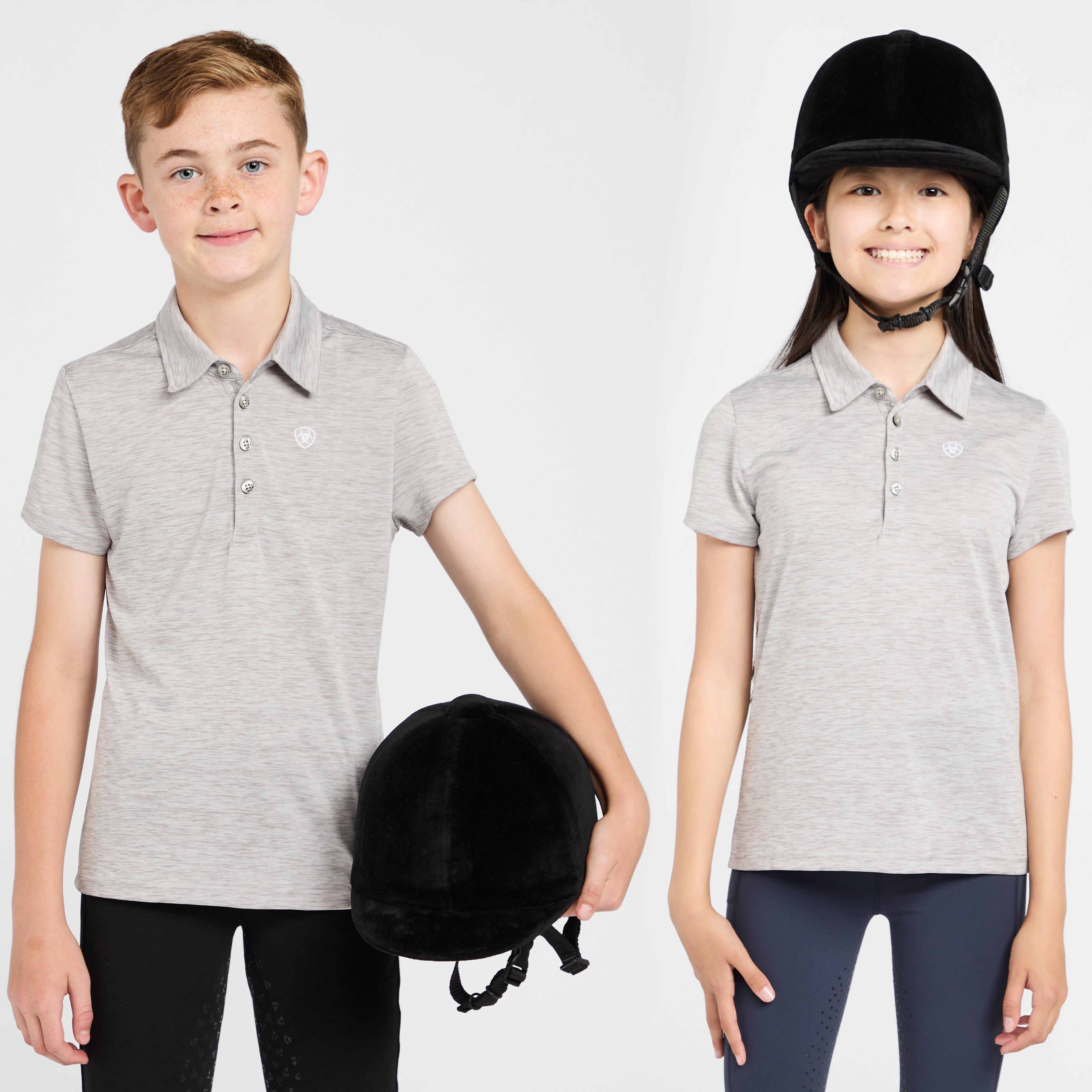 Click to view product details and reviews for Childs Laguna Short Sleeved Polo Shirt Grey.