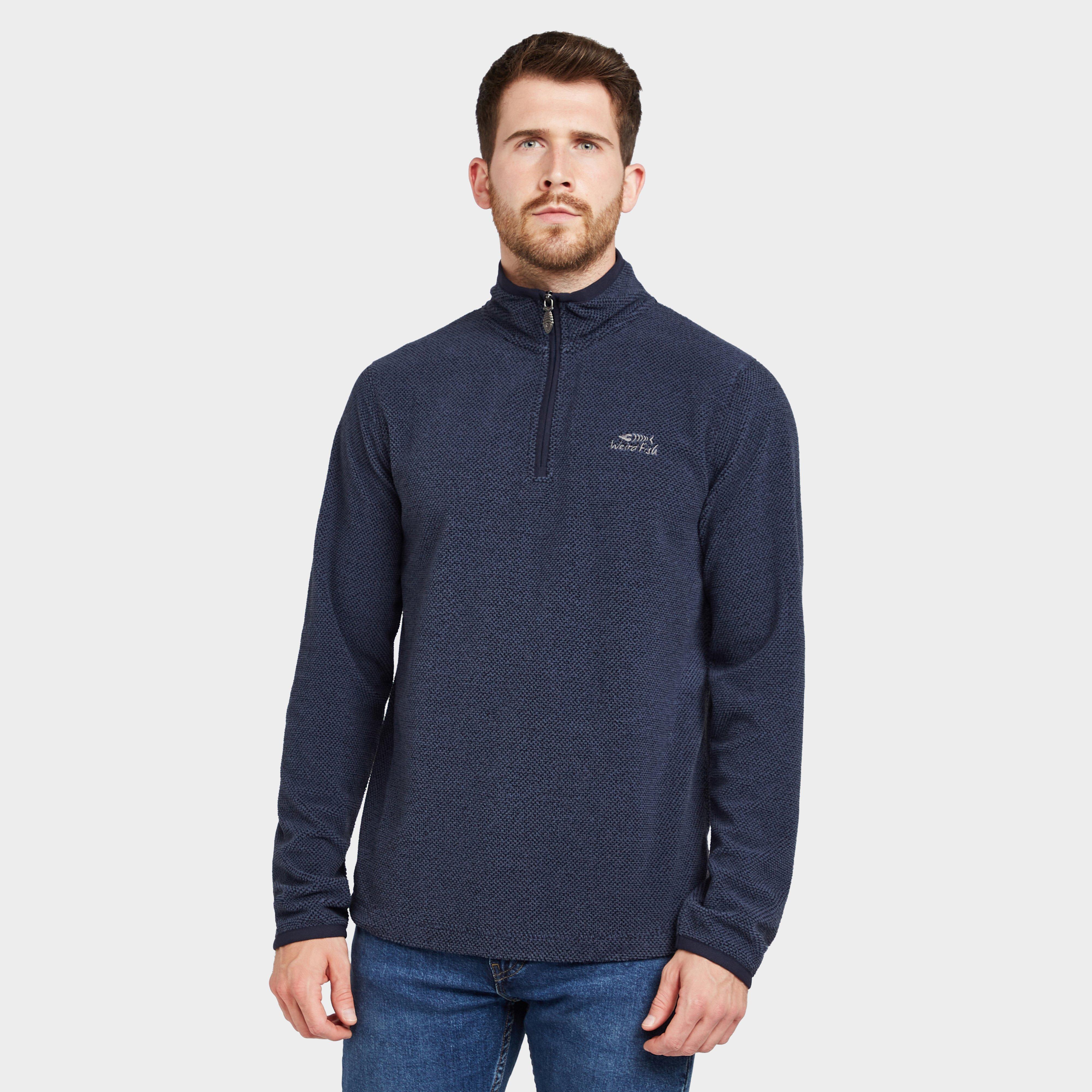 Men's Wyre 1/4 Zip Textured Fleece, Navy