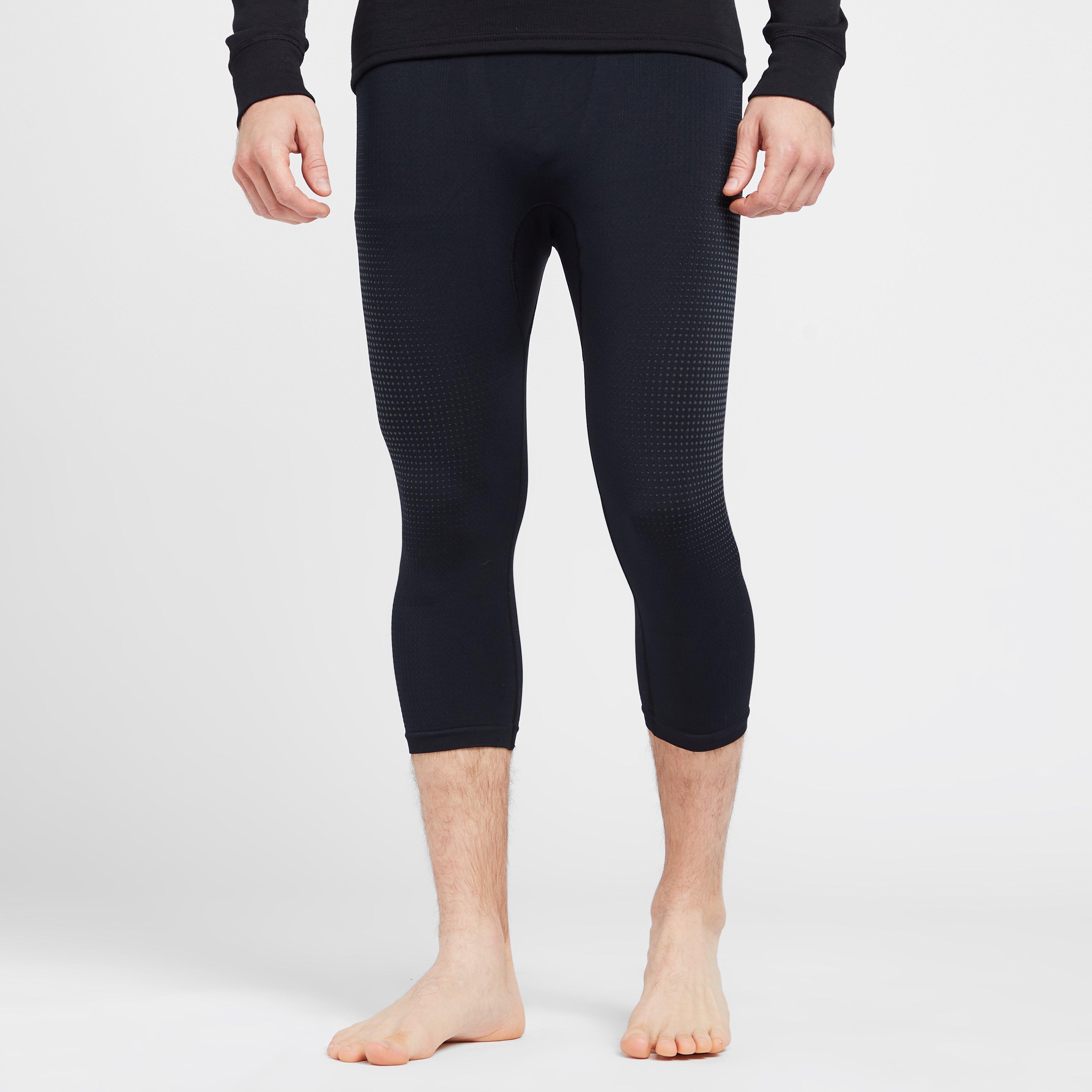 Odlo Men's Warm 3/4 Bottoms - Black, Black
