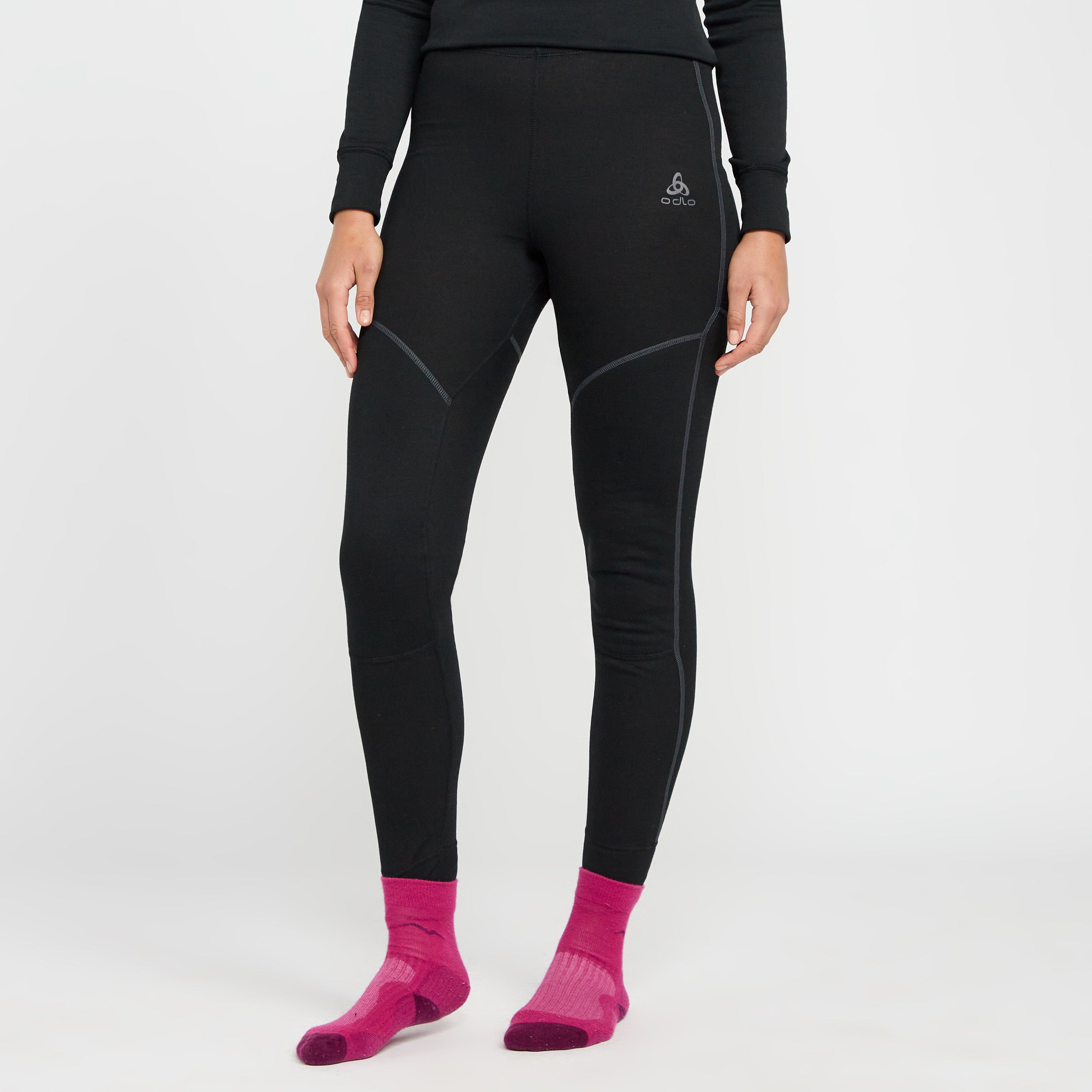 Odlo Women's Black Active X-Warm Baselayer Leggings Size 10