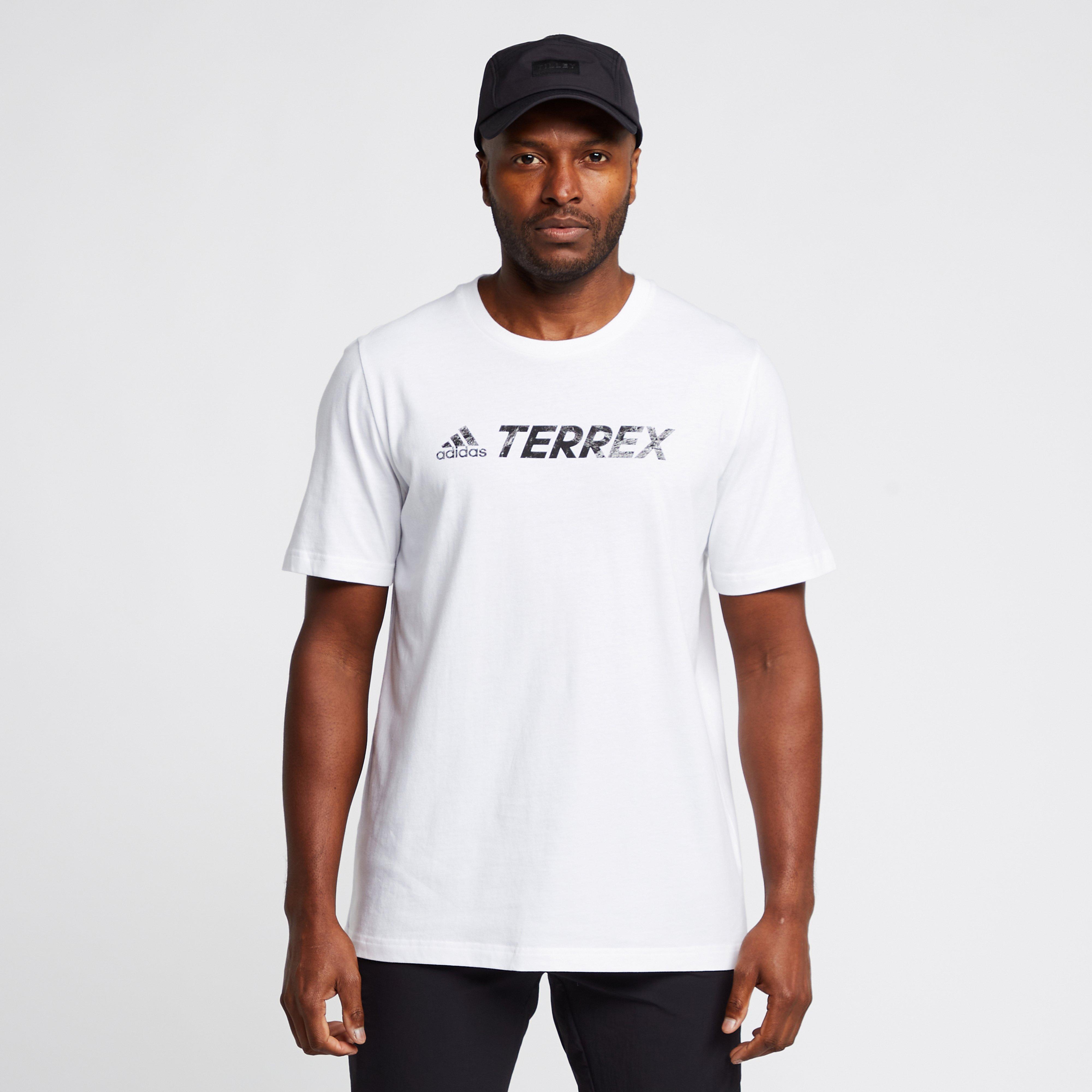 Adidas Terrex Men's Classic Logo T-Shirt - White, WHITE