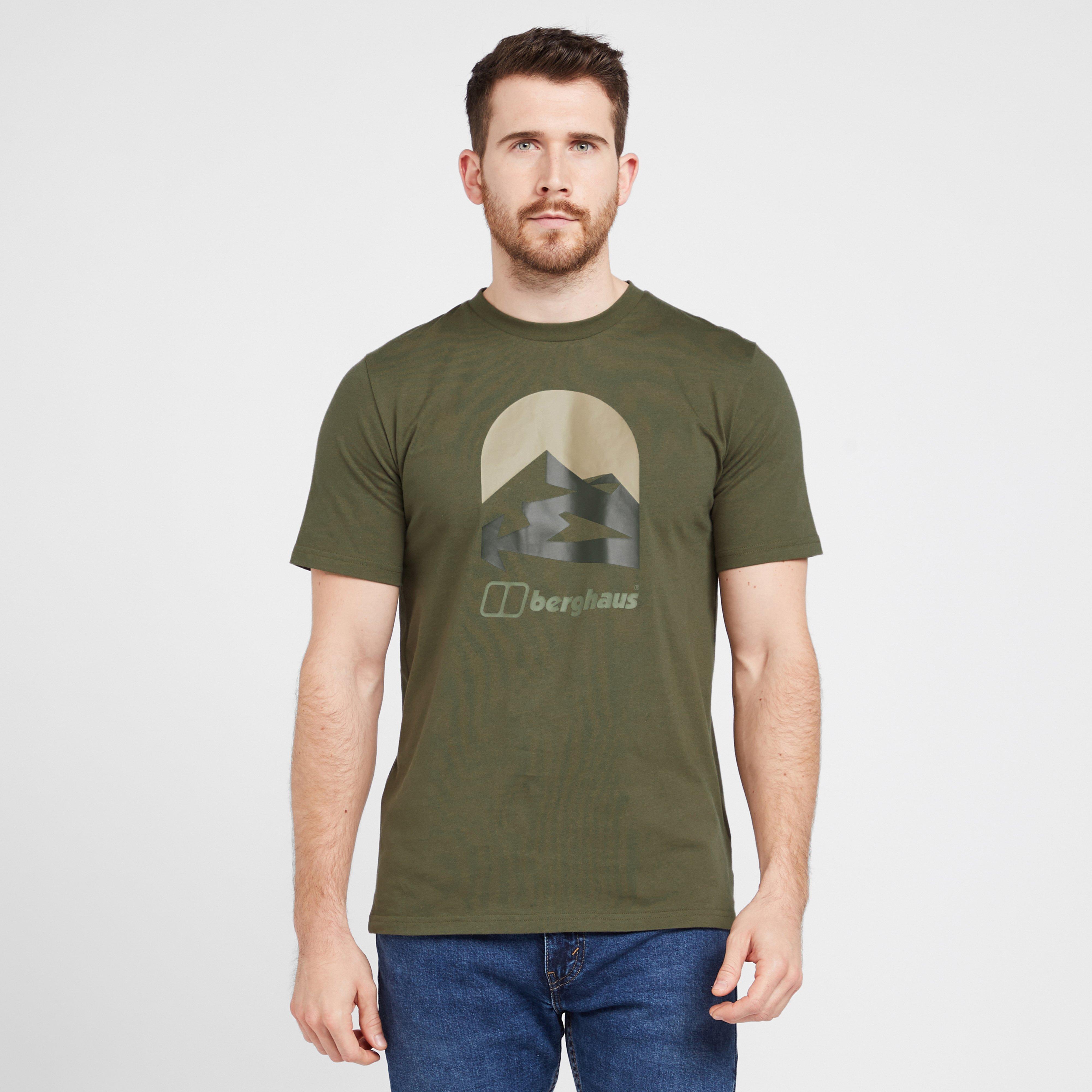 Men's Edale Mountain T-Shirt - Khaki, Khaki