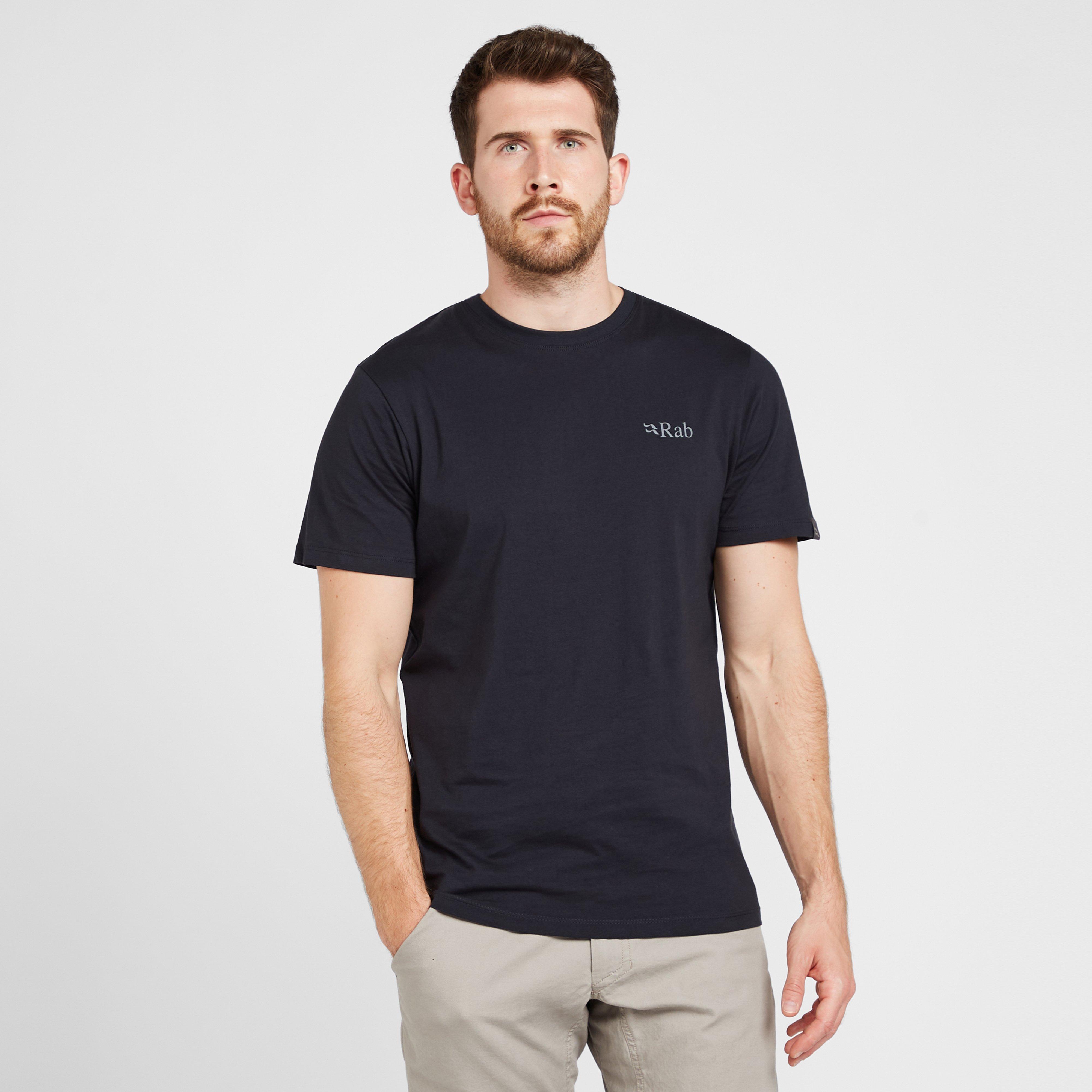 Rab Men's Stance Mountain T-Shirt - Black, BLACK