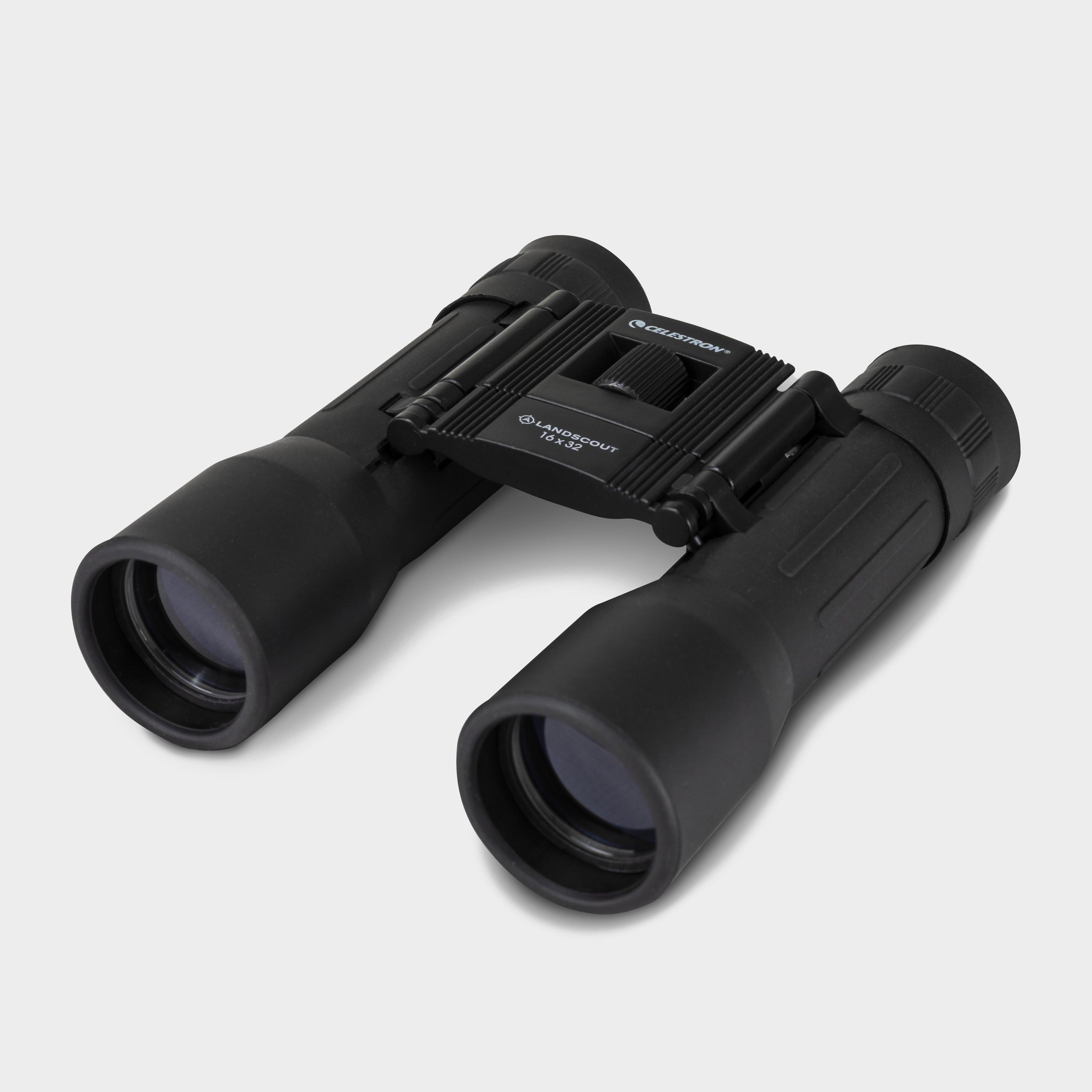 LandScout 16x32mm Roof Binoculars, Black