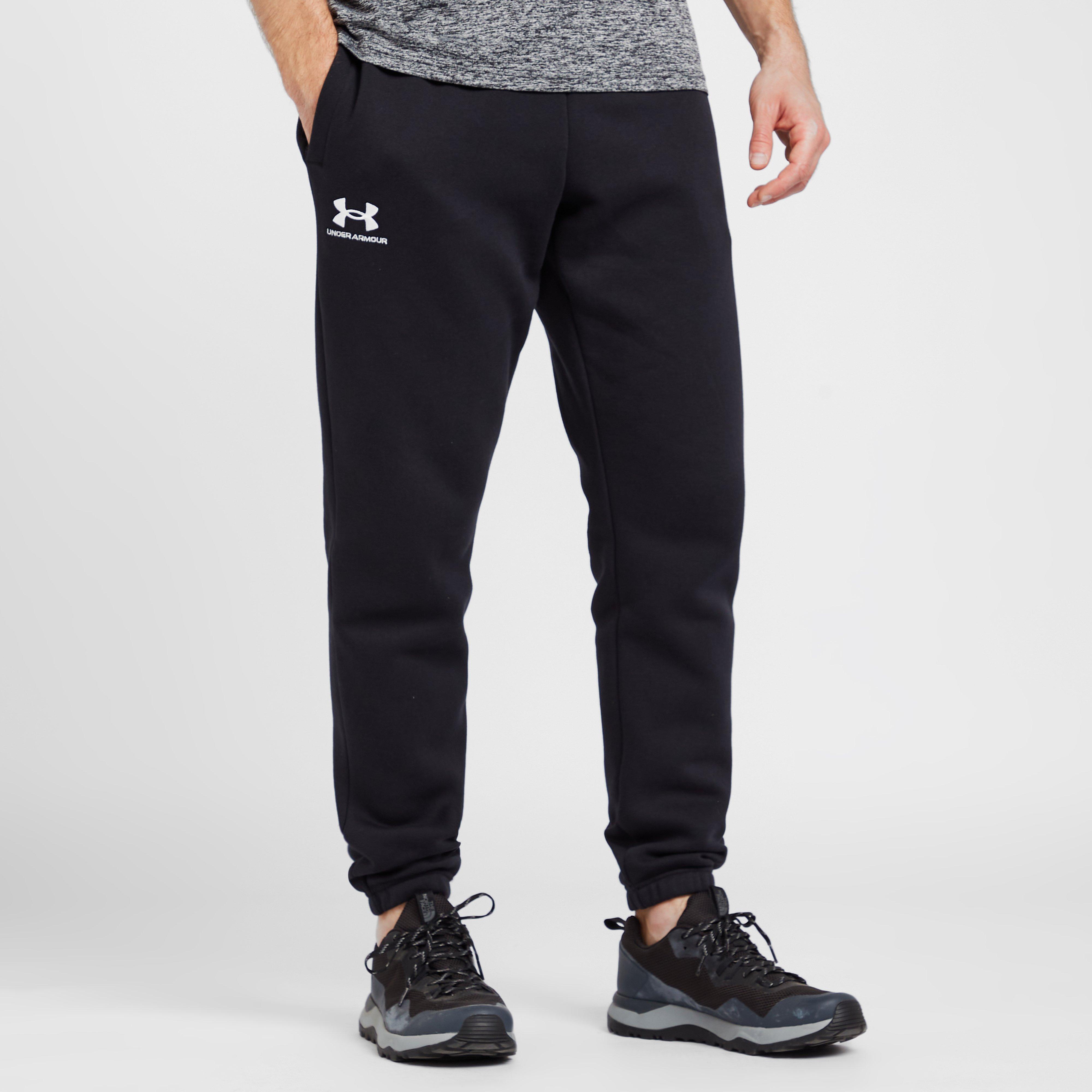 Under Armour Men's Ua Essential Fleece Joggers - Black, BLACK