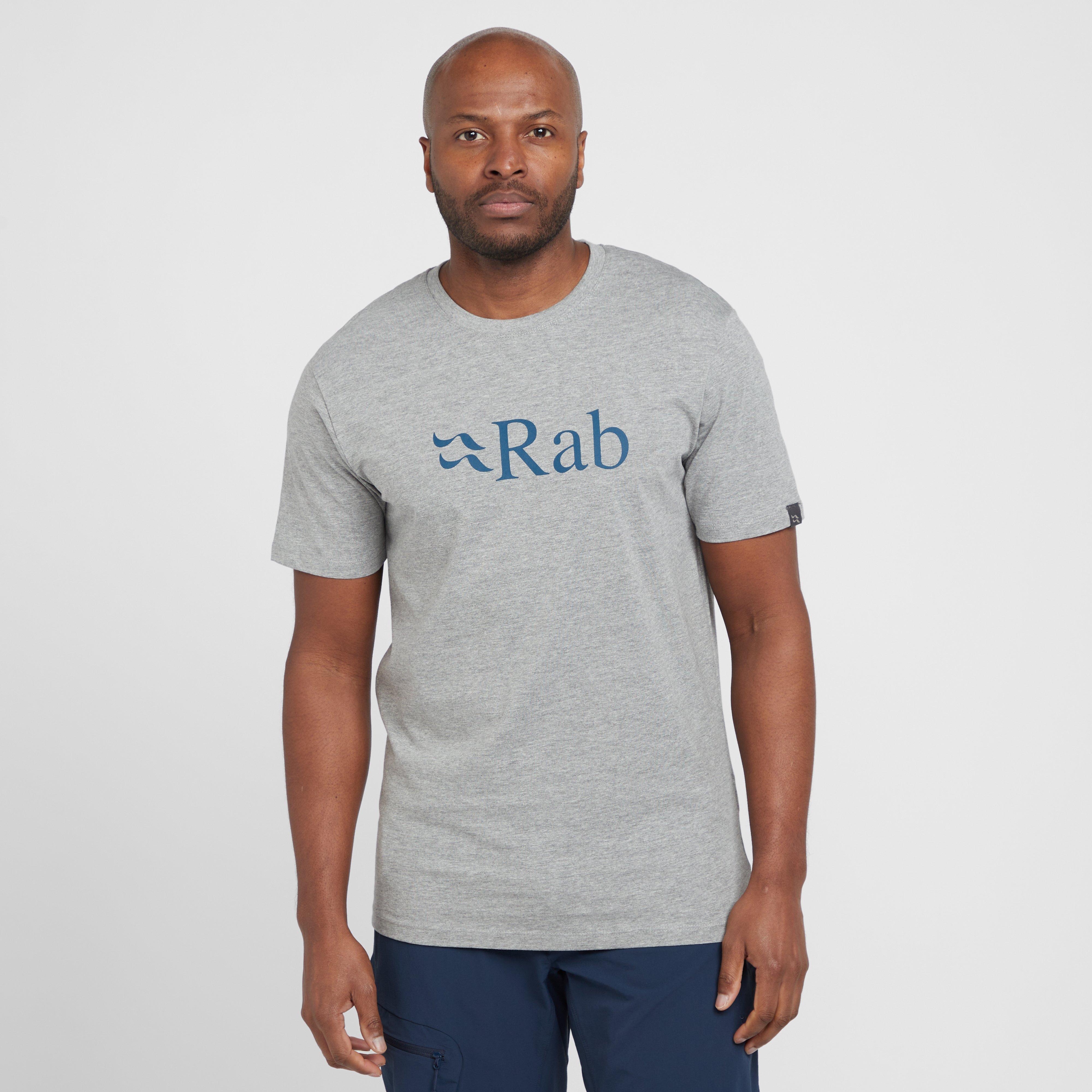 Rab Men's Stance Logo Short Sleeved T-Shirt - Grey, Grey