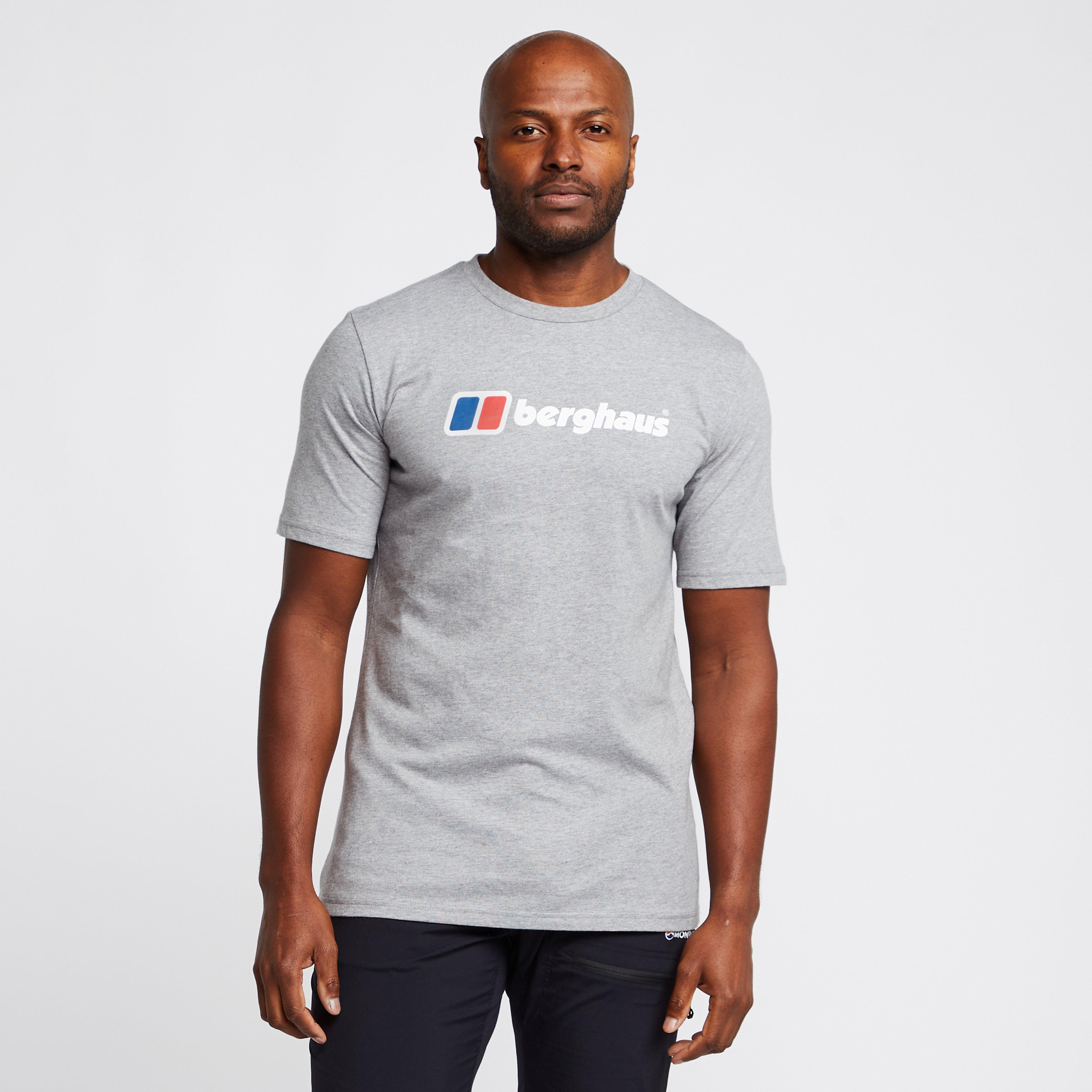 Berghaus Men's Original Big Logo T-Shirt - Grey, Grey